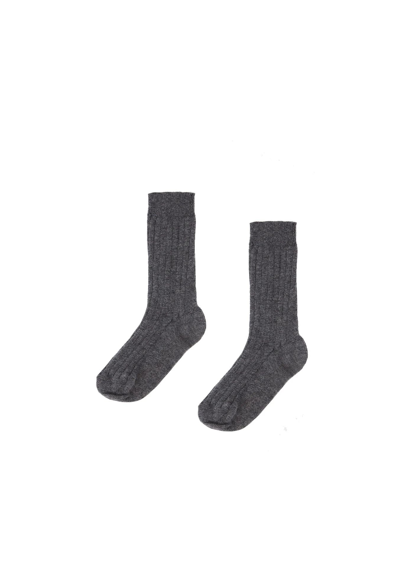 Boys & Girls Grey Cotton Socks