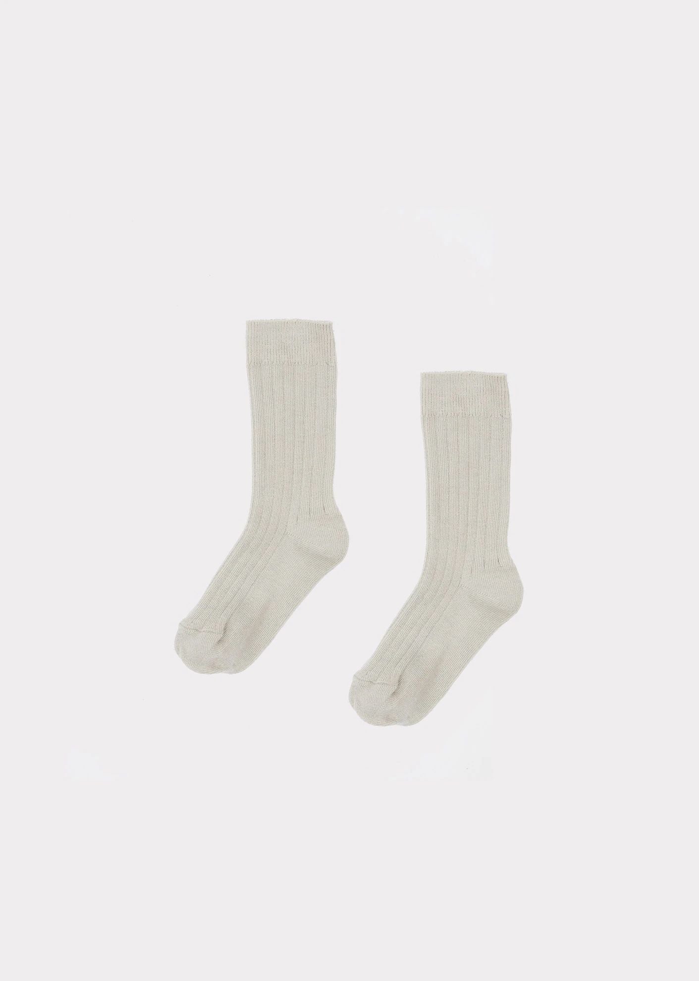 Boys & Girls White Cotton Socks