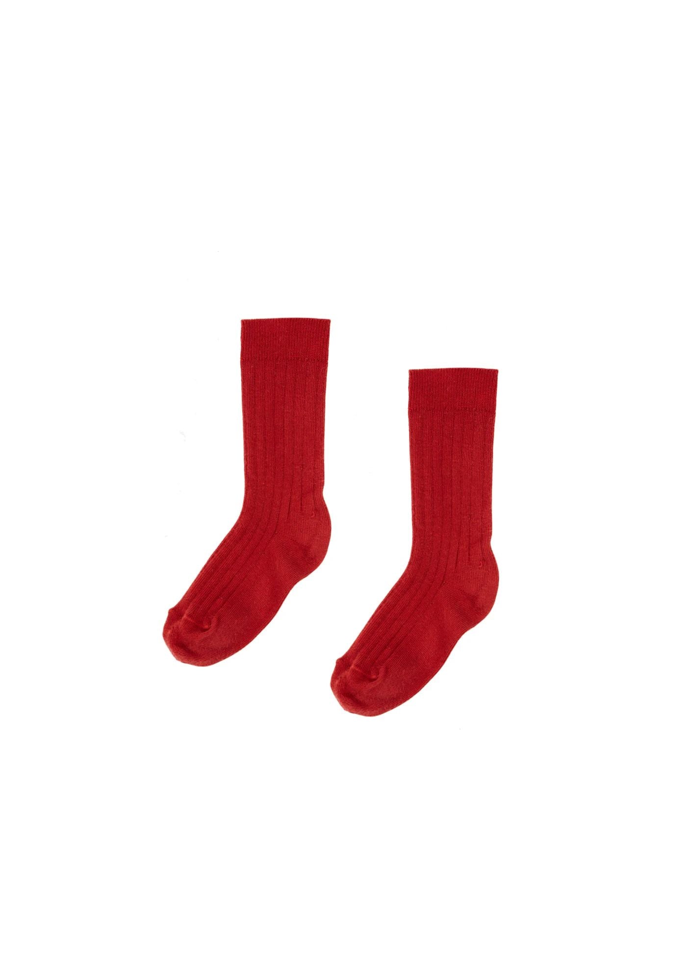 Boys & Girls Red Cotton Socks