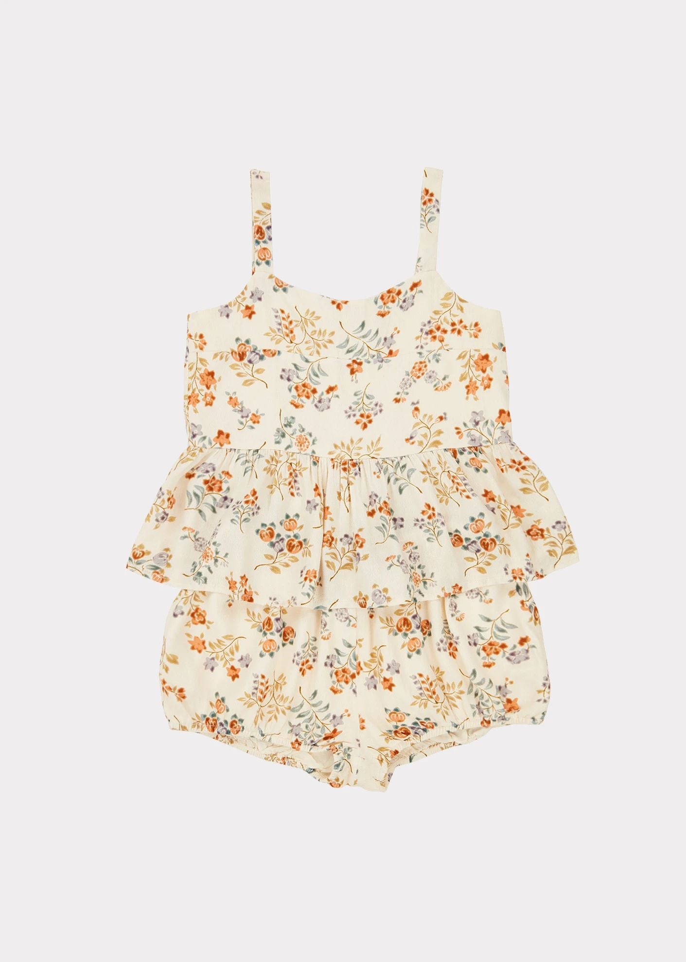 Girls Light Yellow Flowers Set