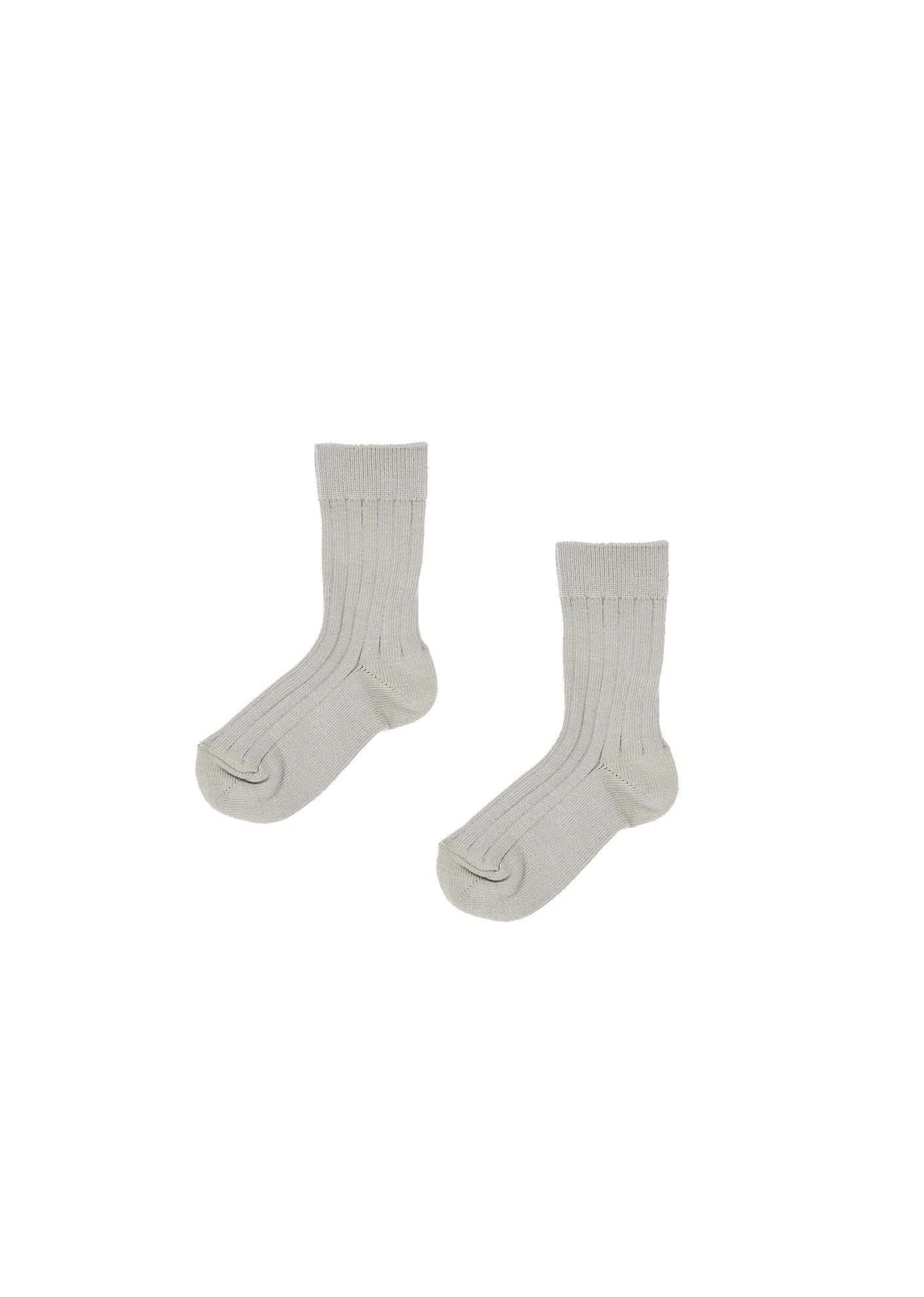 Baby Boys & Girls Grey Cotton Socks