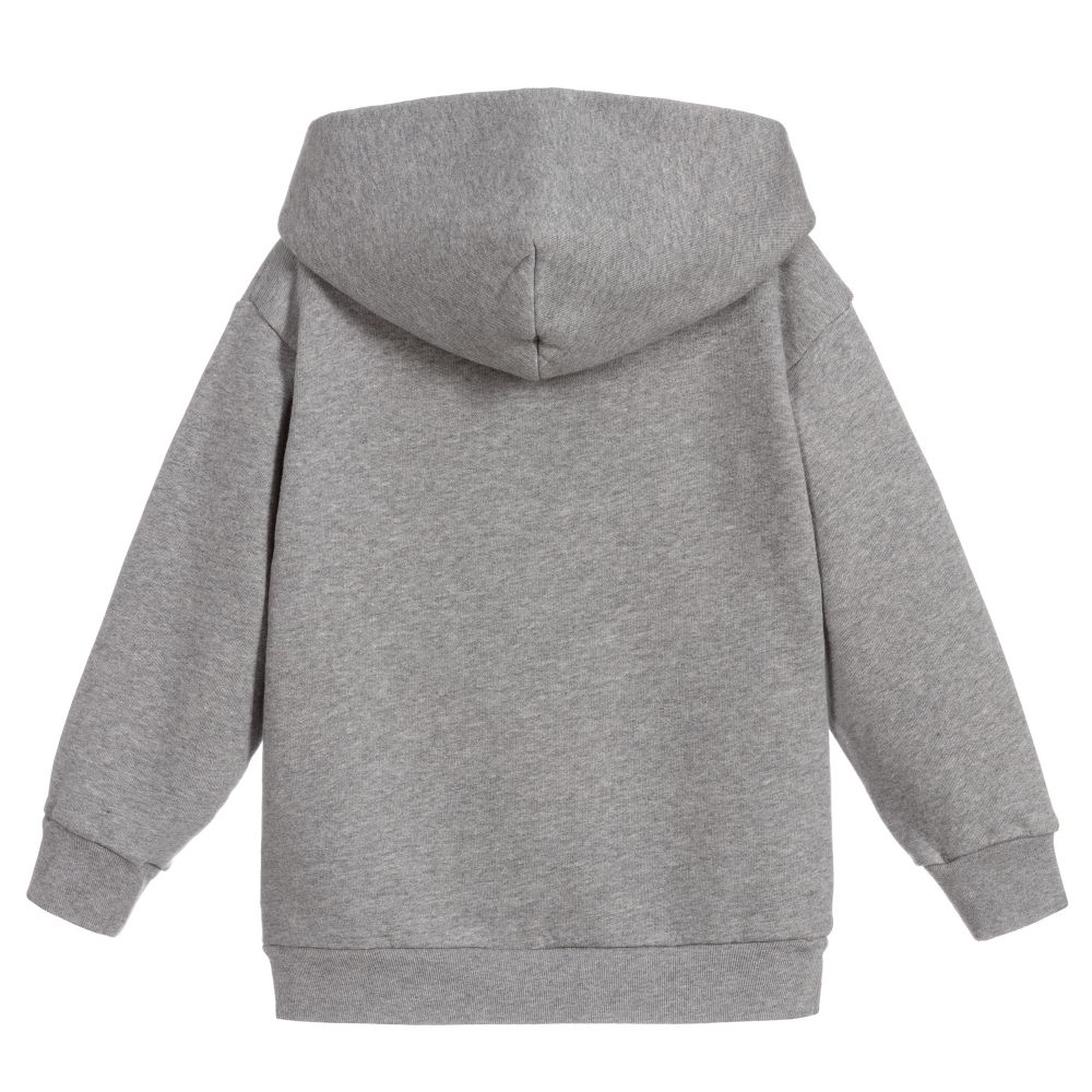 Boys & Girls Grey Flag Hooded Sweatshirt
