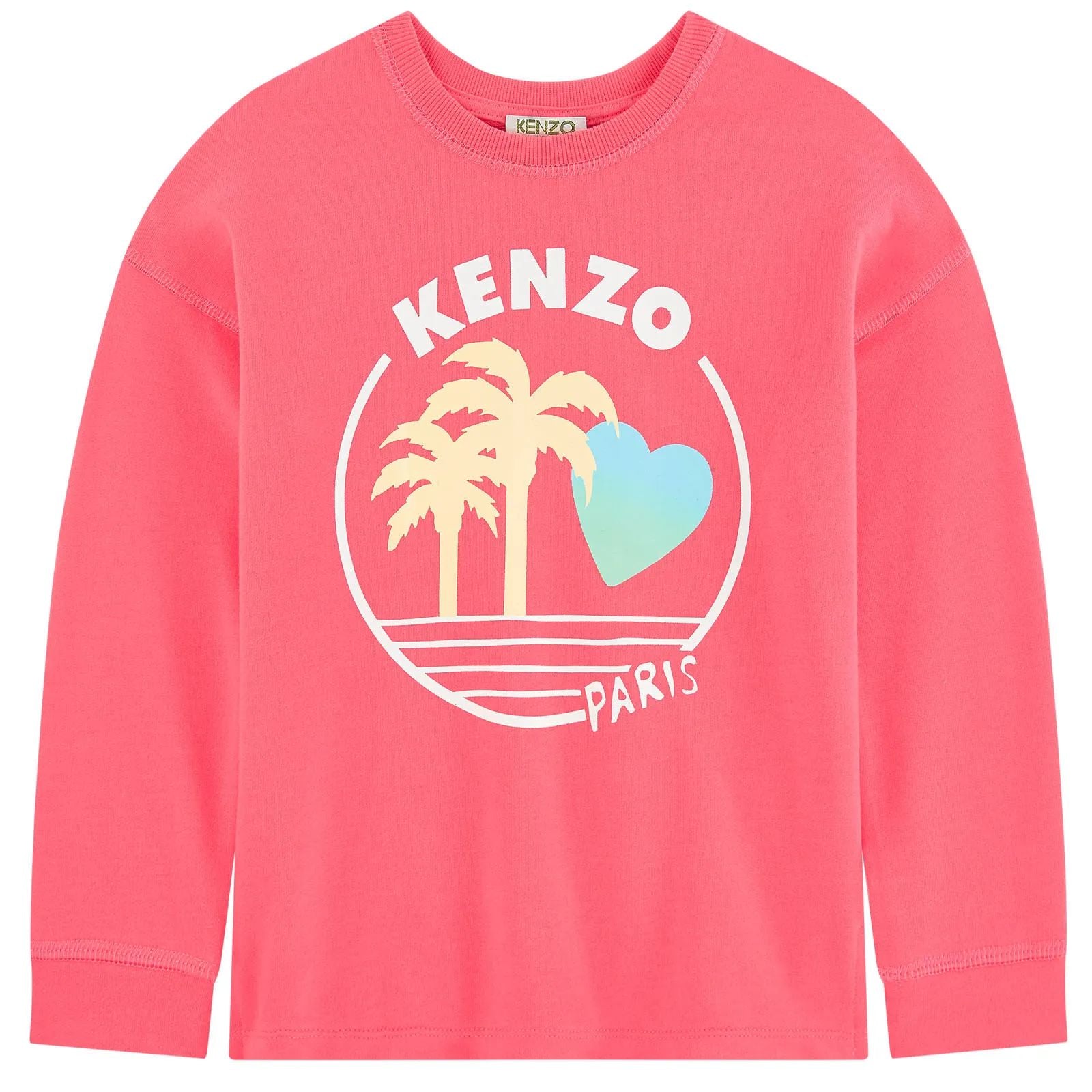 Girls Pink Logo Sweatshirt