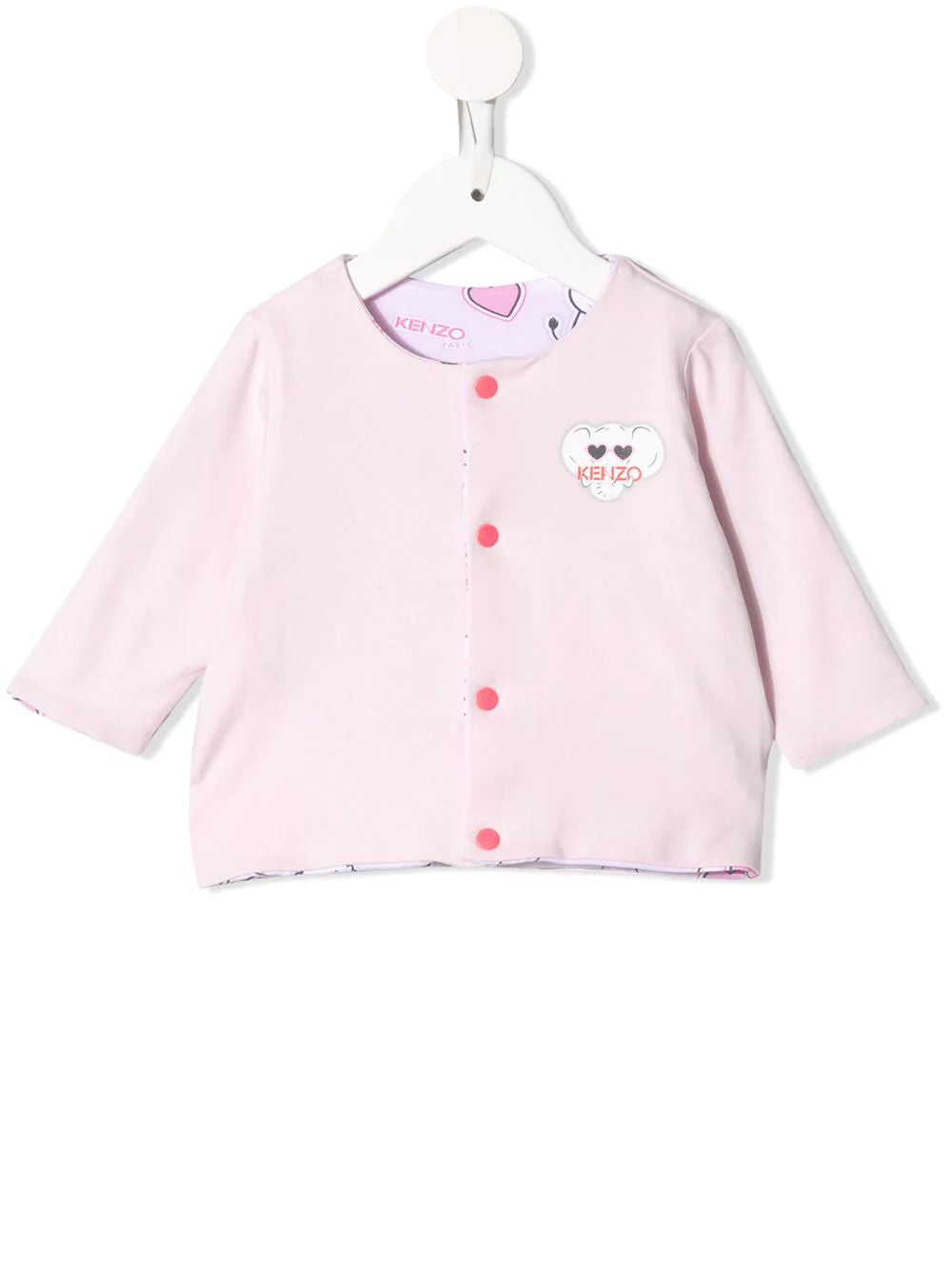 Baby Girls Light Pink Reversible Cardigan