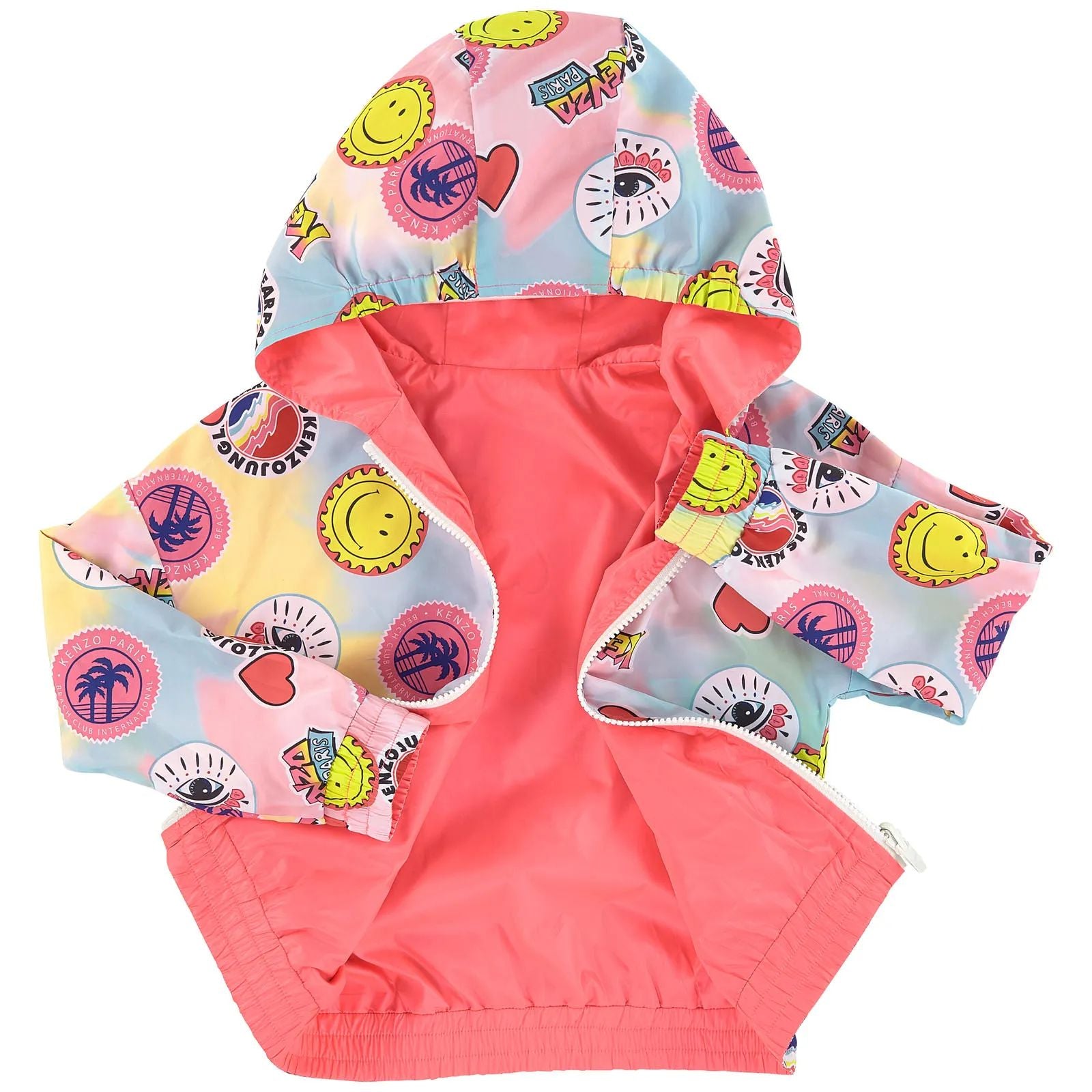 Girls Pink Reversible Jacket