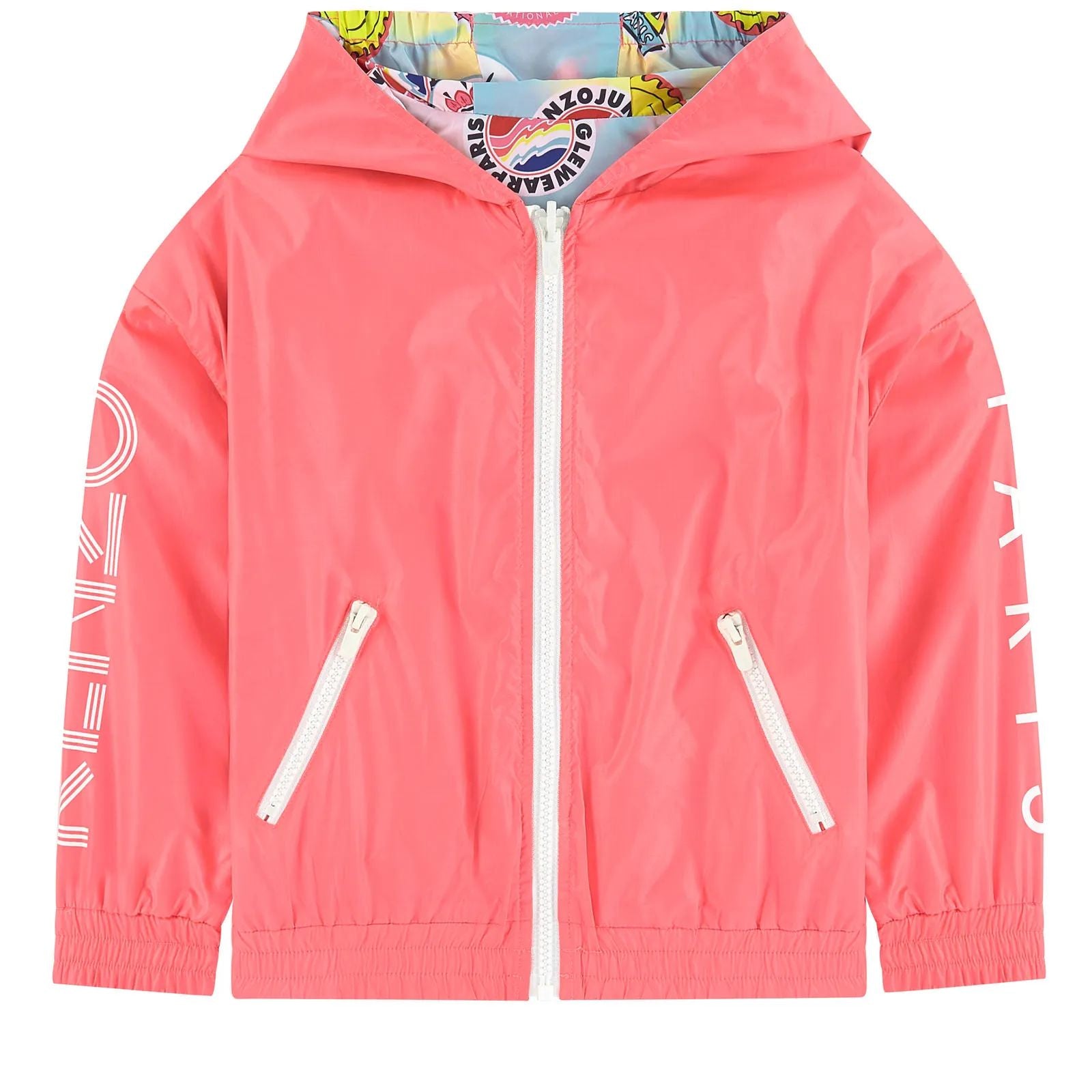 Girls Pink Reversible Jacket
