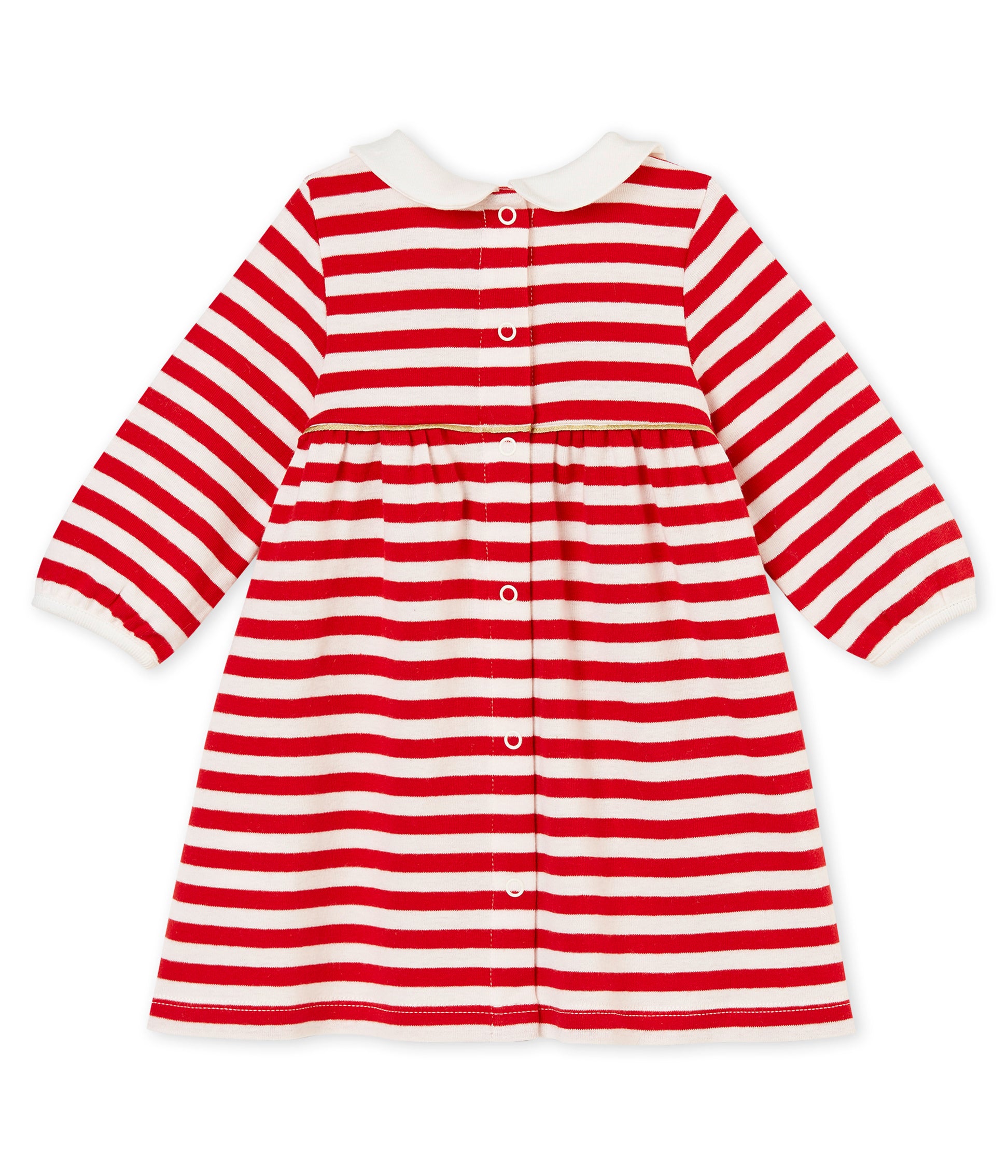Baby Girls Red Stripes Dress