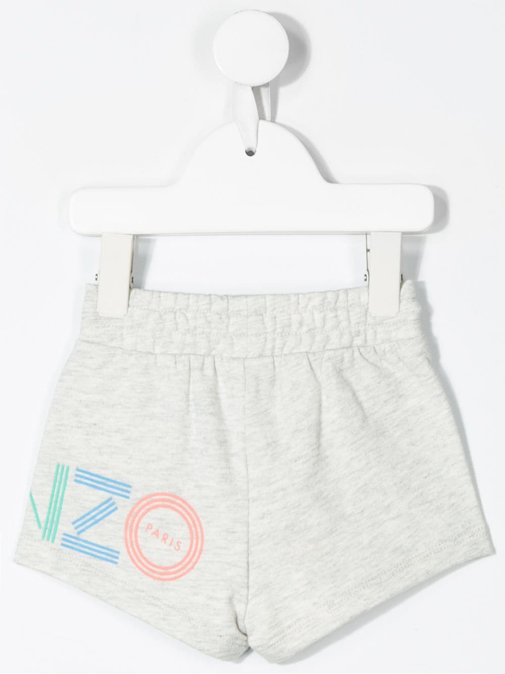 Baby Girls Grey Logo Cotton Shorts
