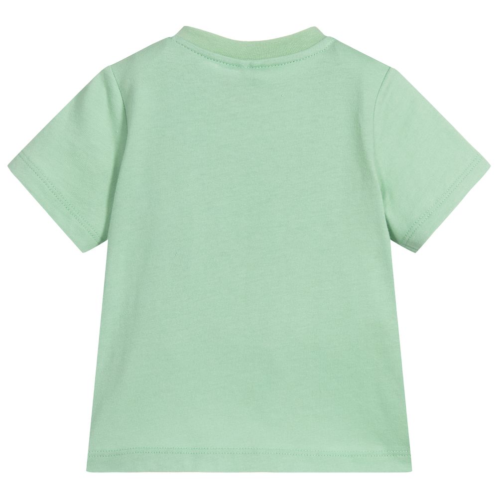 Baby Boys Mint Green Cotton T-shirt