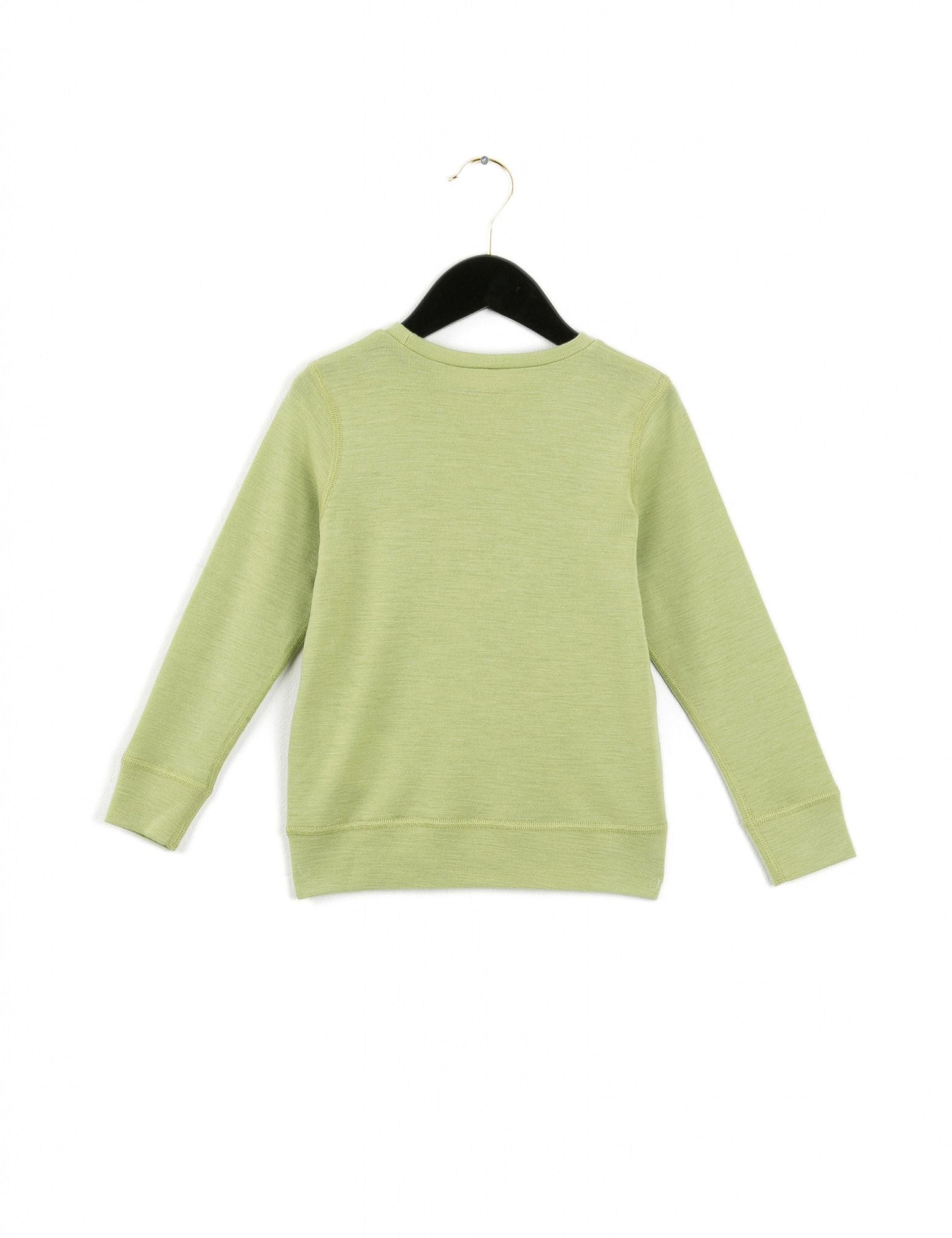 Panda Green Wool Base Layer Shirt - CÉMAROSE | Children's Fashion Store - 2