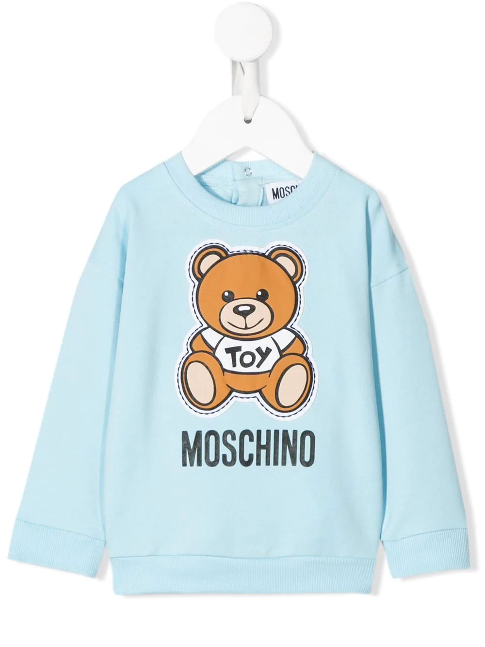 Baby Boys & Girls Blue Cotton Sweatshirt