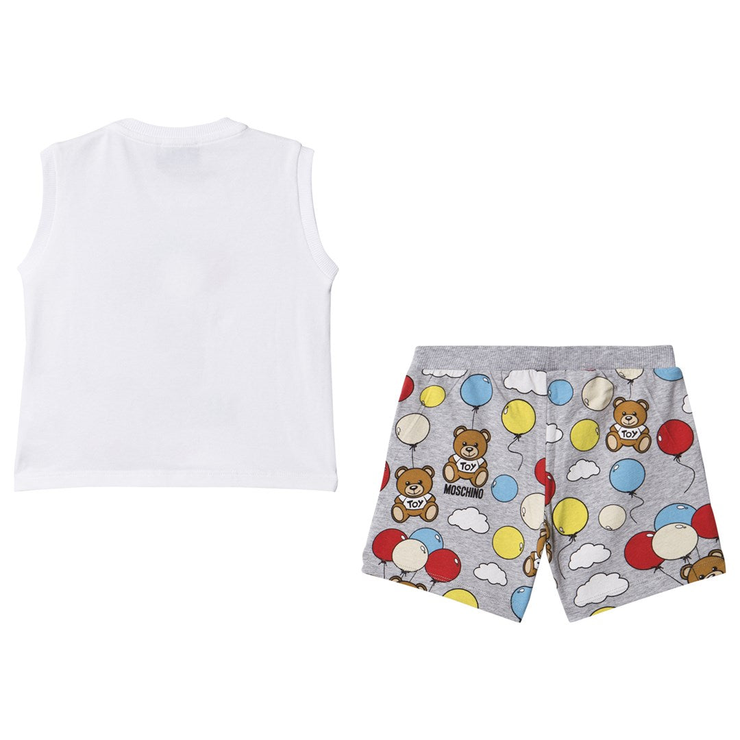 Baby Boys White Cotton Set