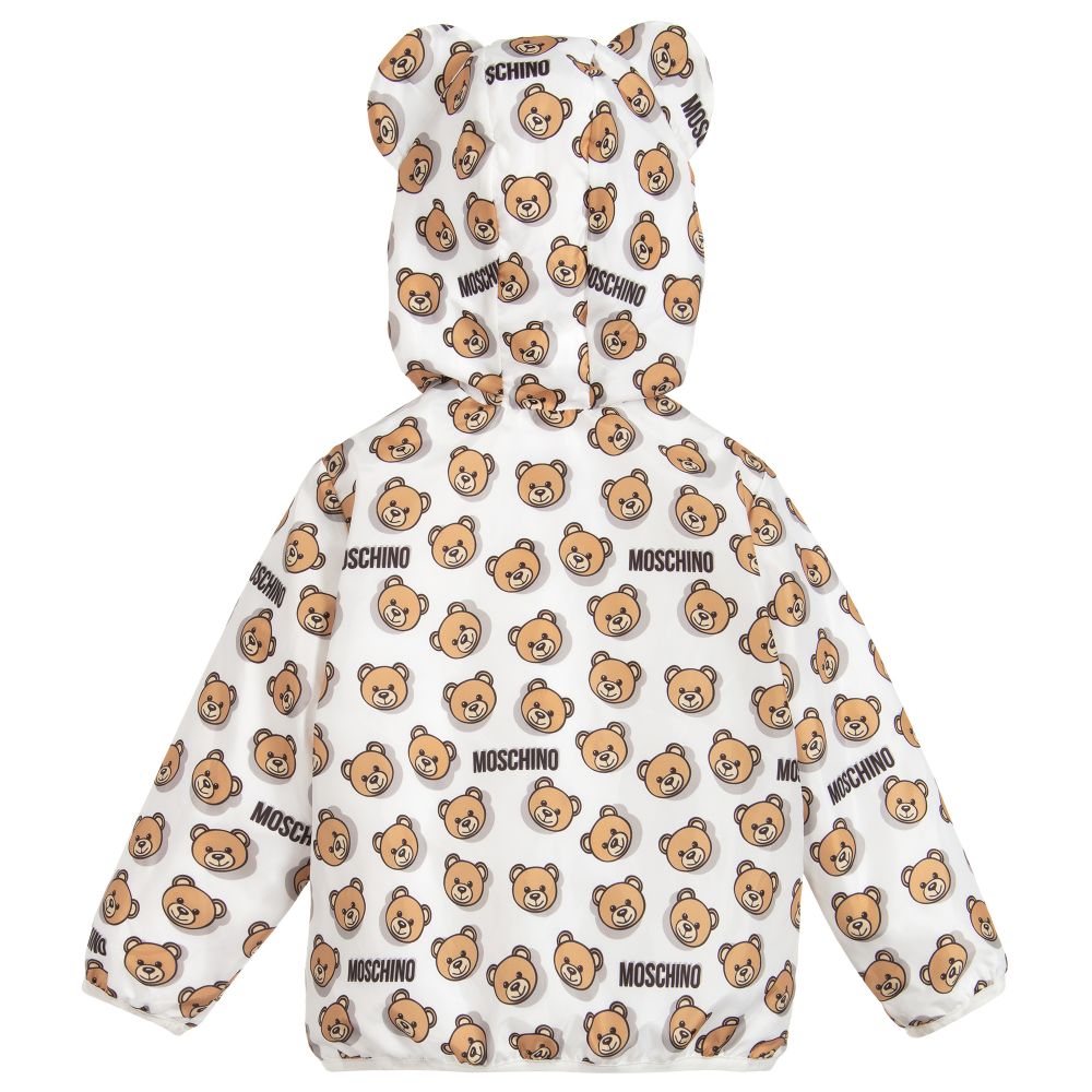 Baby Boys & Girls Ivory Printed Jacket