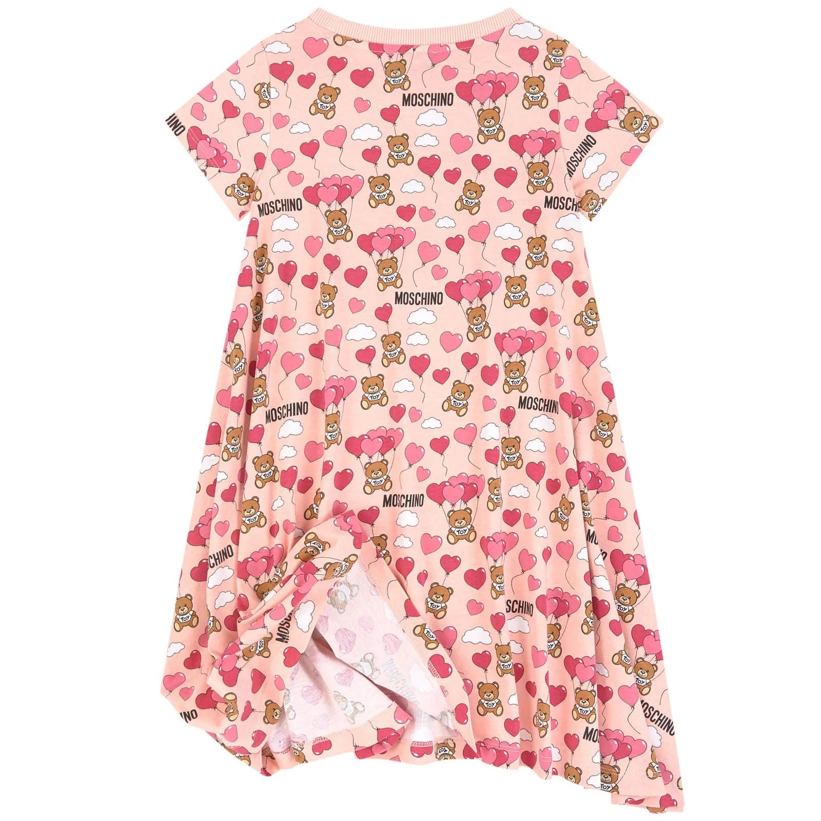 Girls Pink Cotton Dress
