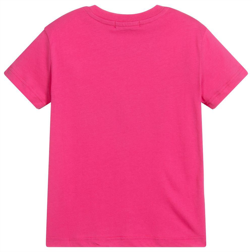 Boys & Girls Fuchsia Cotton T-shirt