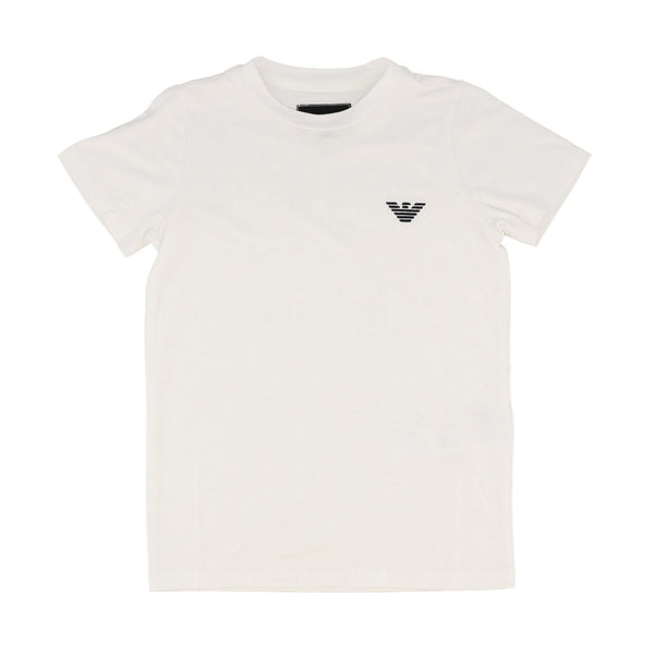 Boys Bianco Ottico Logo T-Shirt