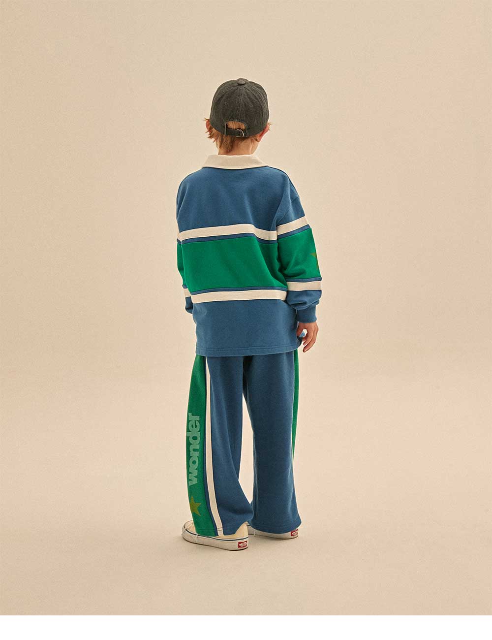 Boys & Girls Blue Wide Trousers