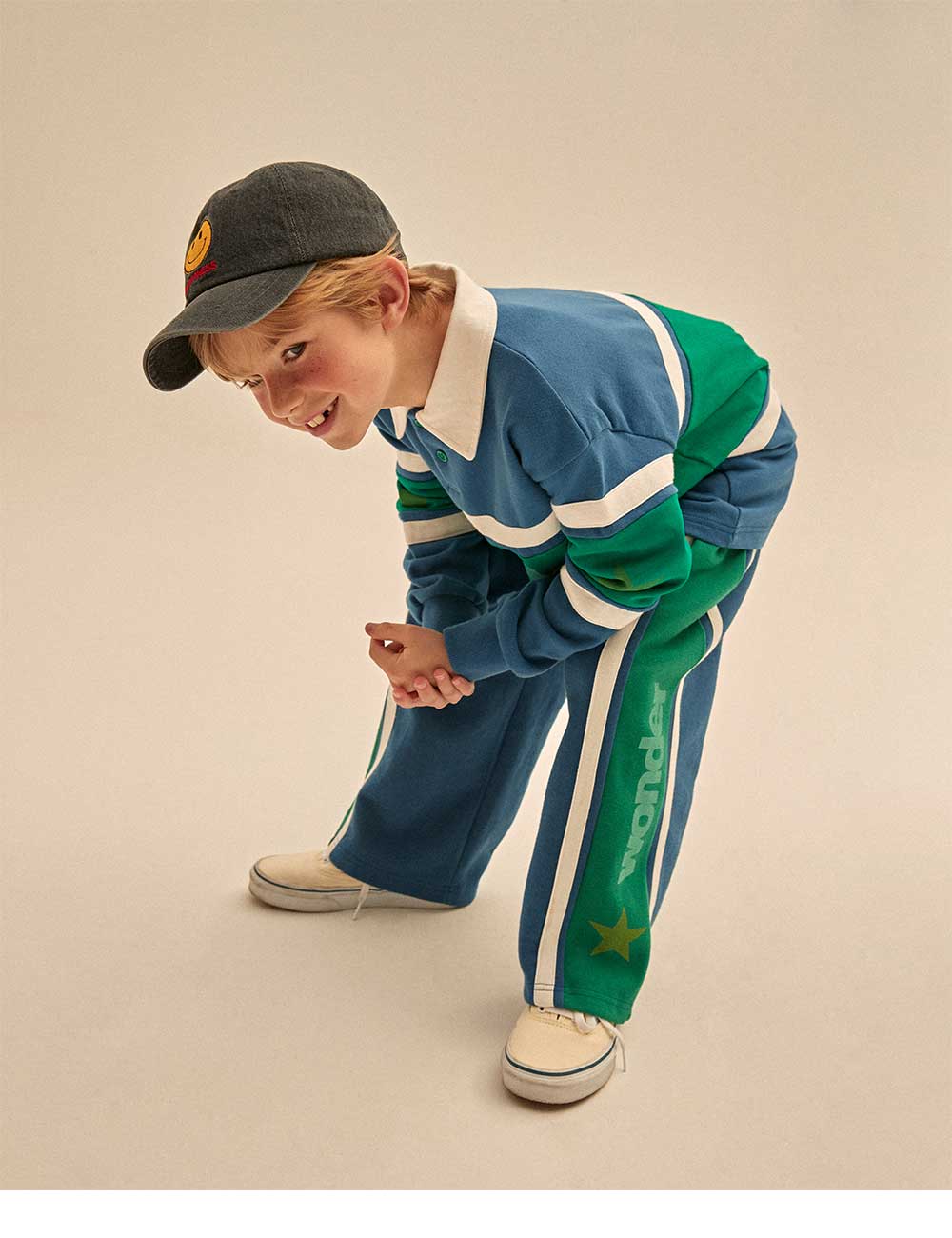 Boys & Girls Blue Wide Trousers