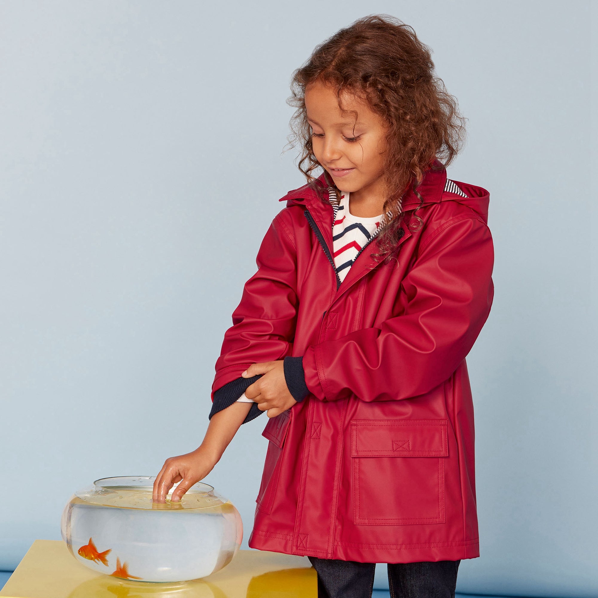 Girls & Boys Red Coat