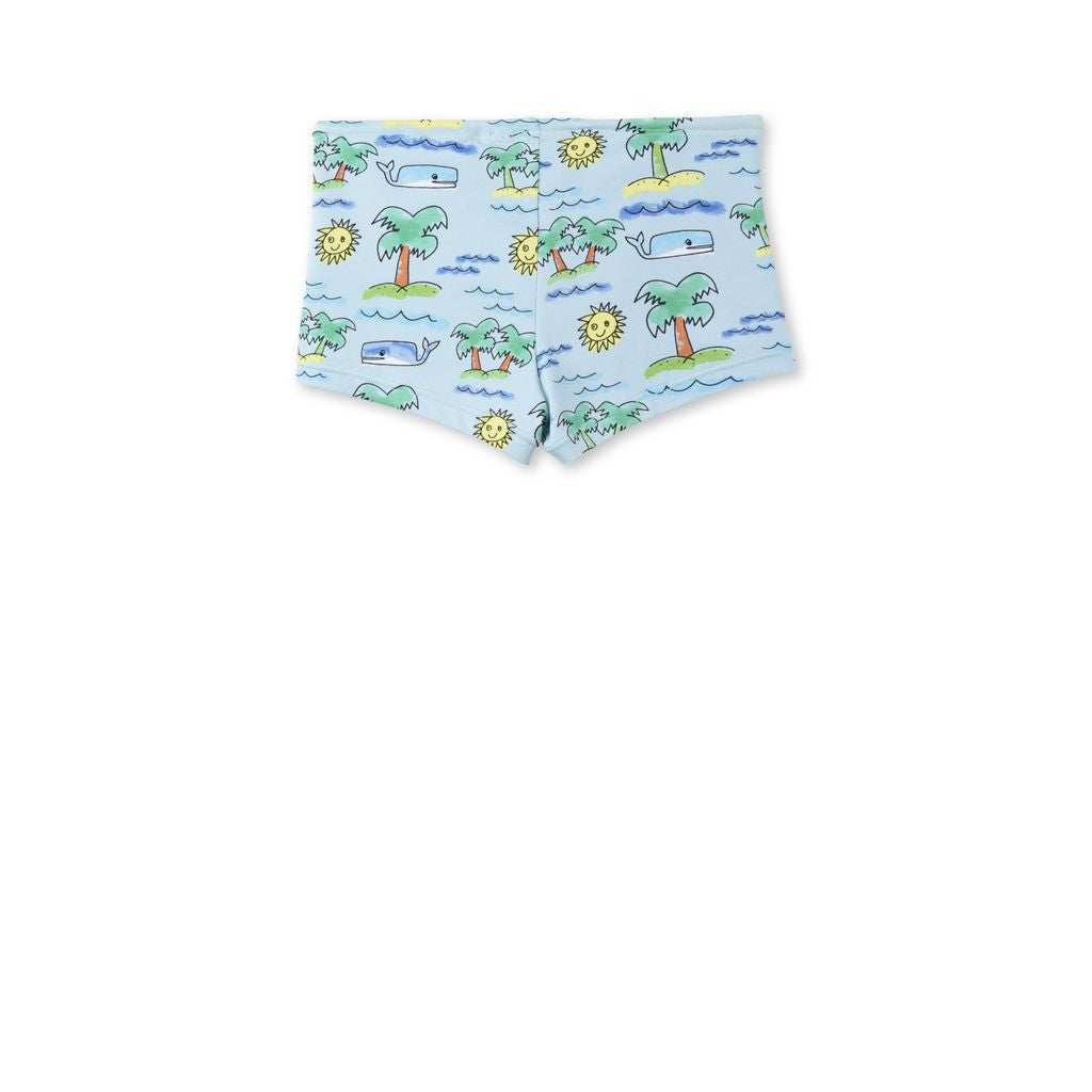 Baby Boys Fluro Beach Print Finn Shorts - CÉMAROSE | Children's Fashion Store - 2