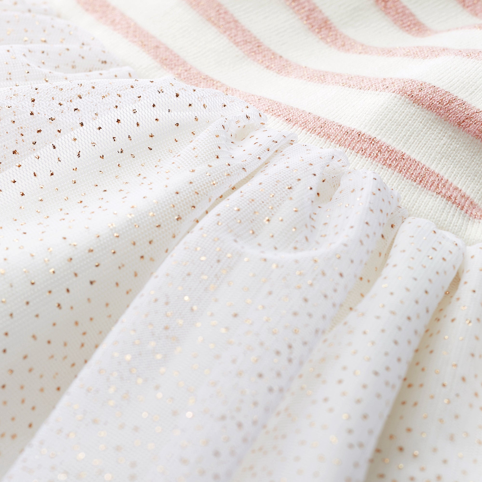 Baby Girls White Stripes Dress