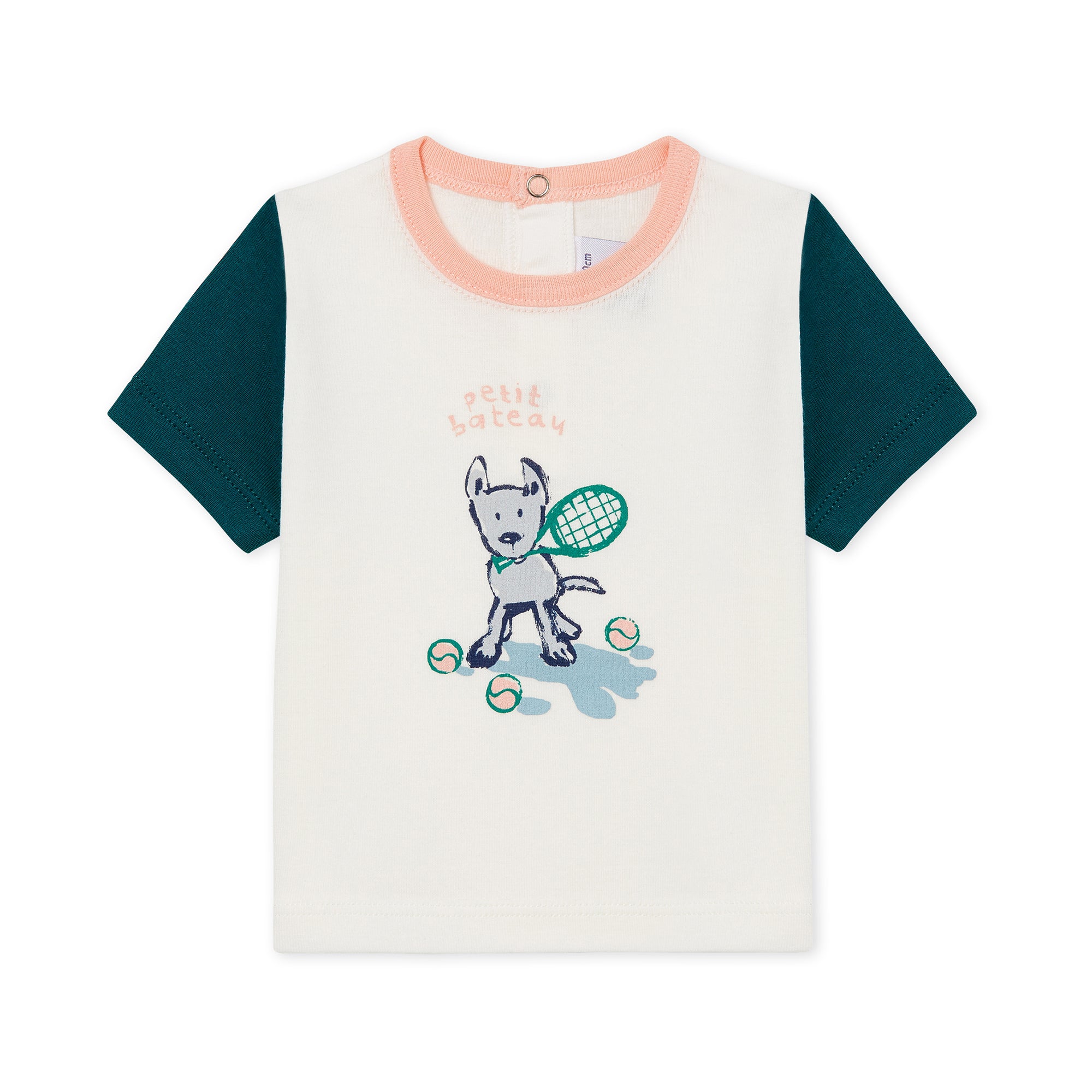 Baby White Printed T-shirt