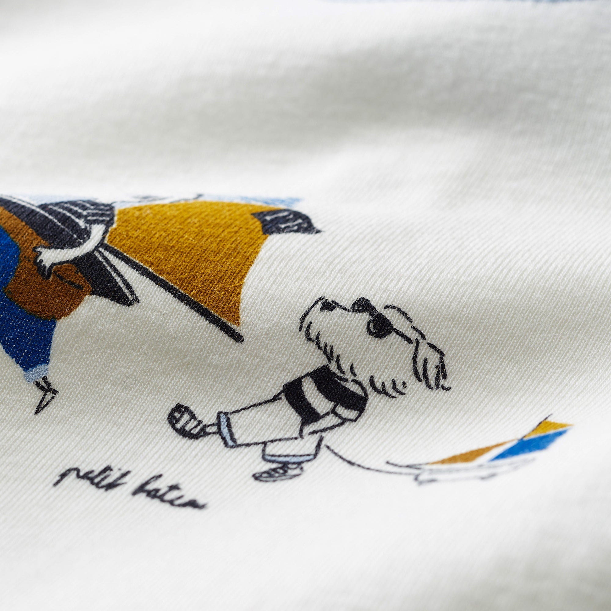 Baby White & Light Blue T-shirt