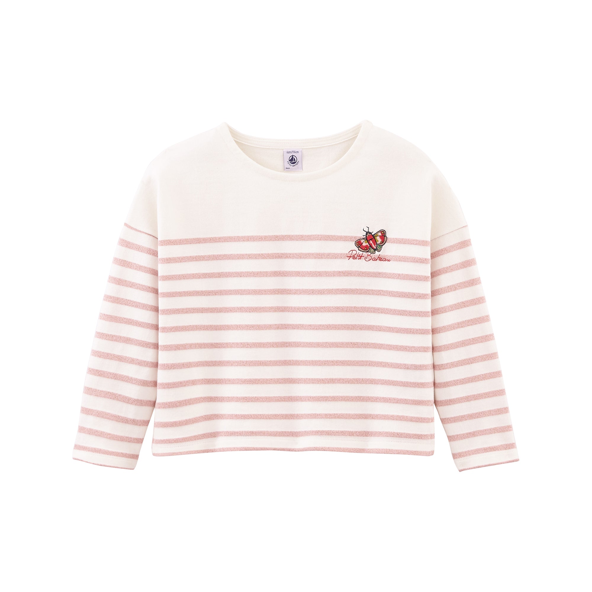 Girls Pink Stripes T-shirt