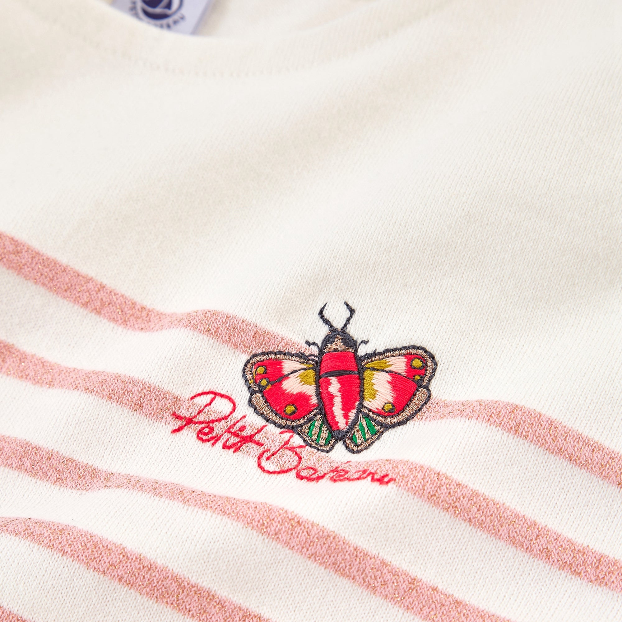 Girls Pink Stripes T-shirt