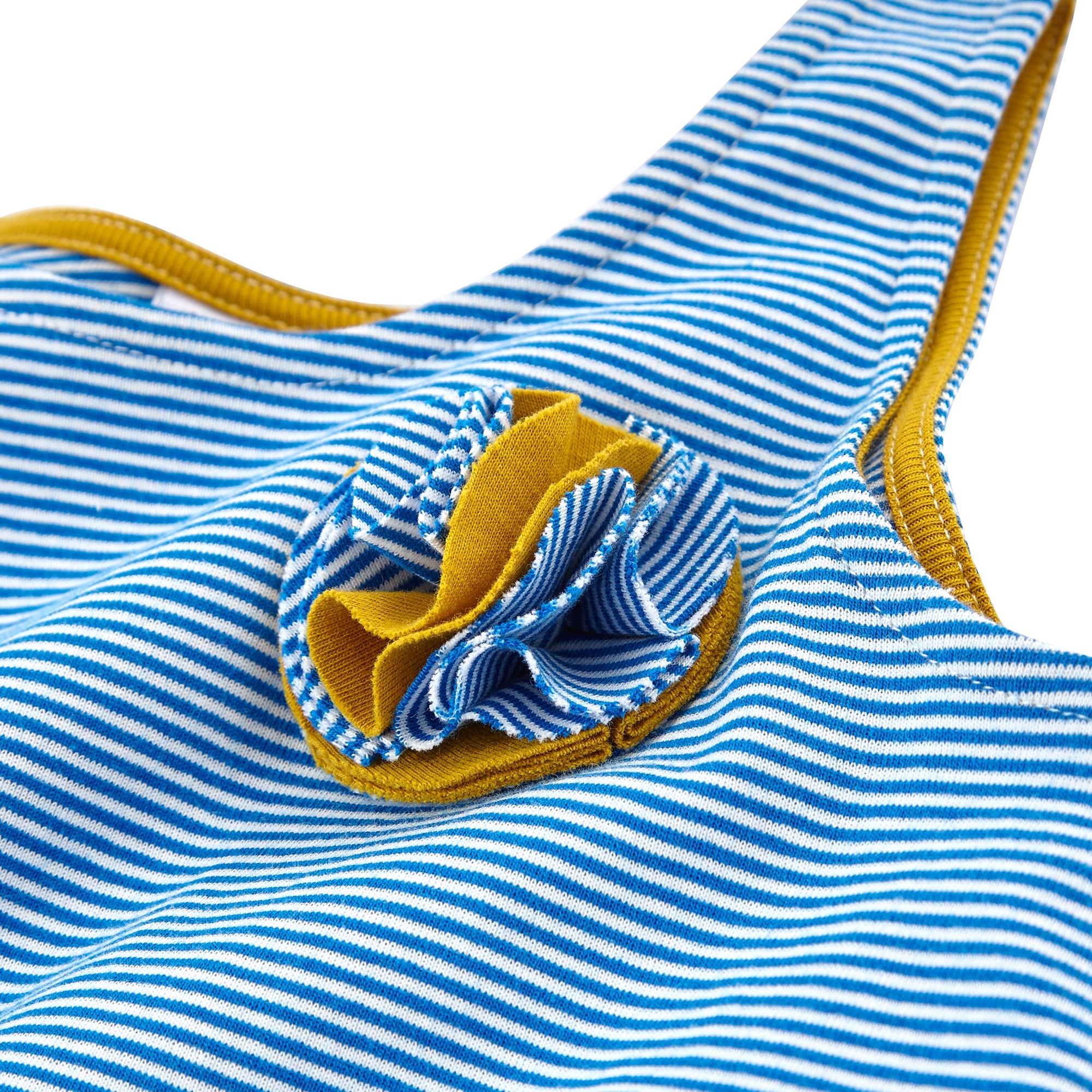 Girls Blue Stripes Dress