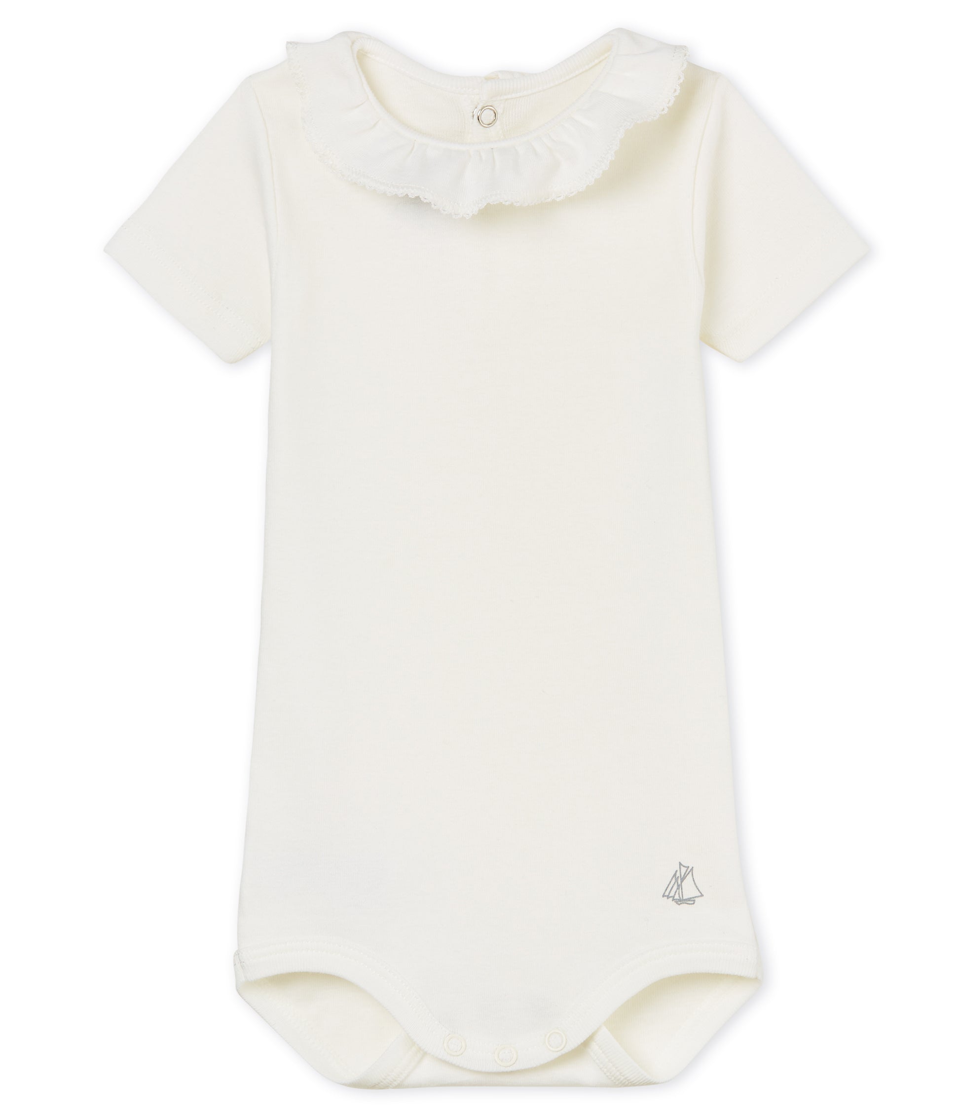 Baby Girls Rice White Cotton Babysuits
