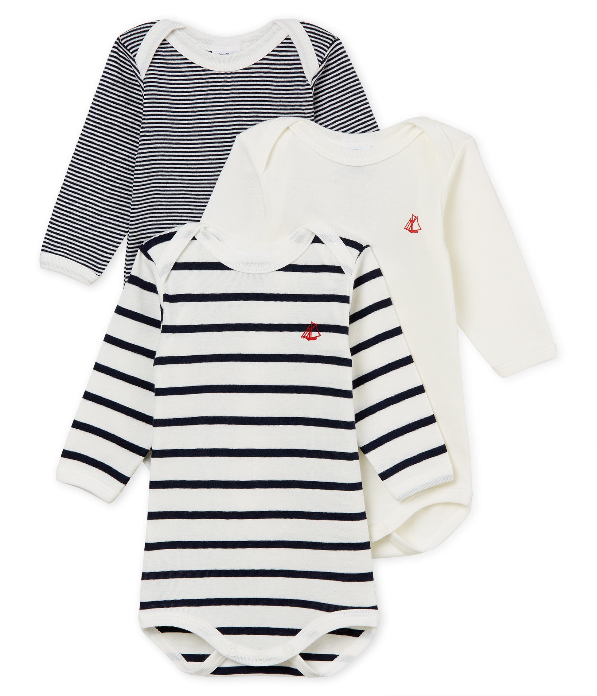 Baby Boys & Girls White & Black Cotton Sets