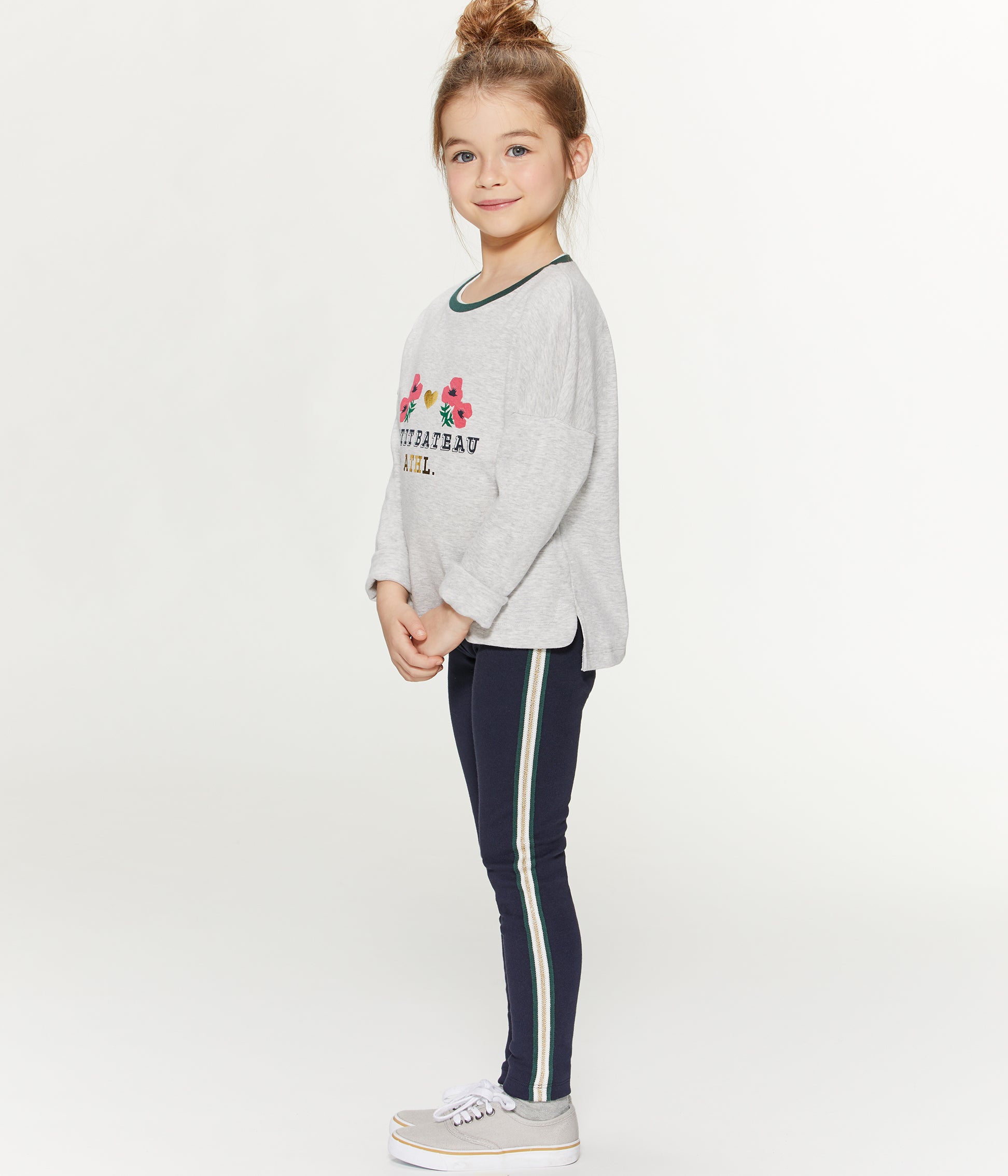 Girls Blue Cotton Trousers