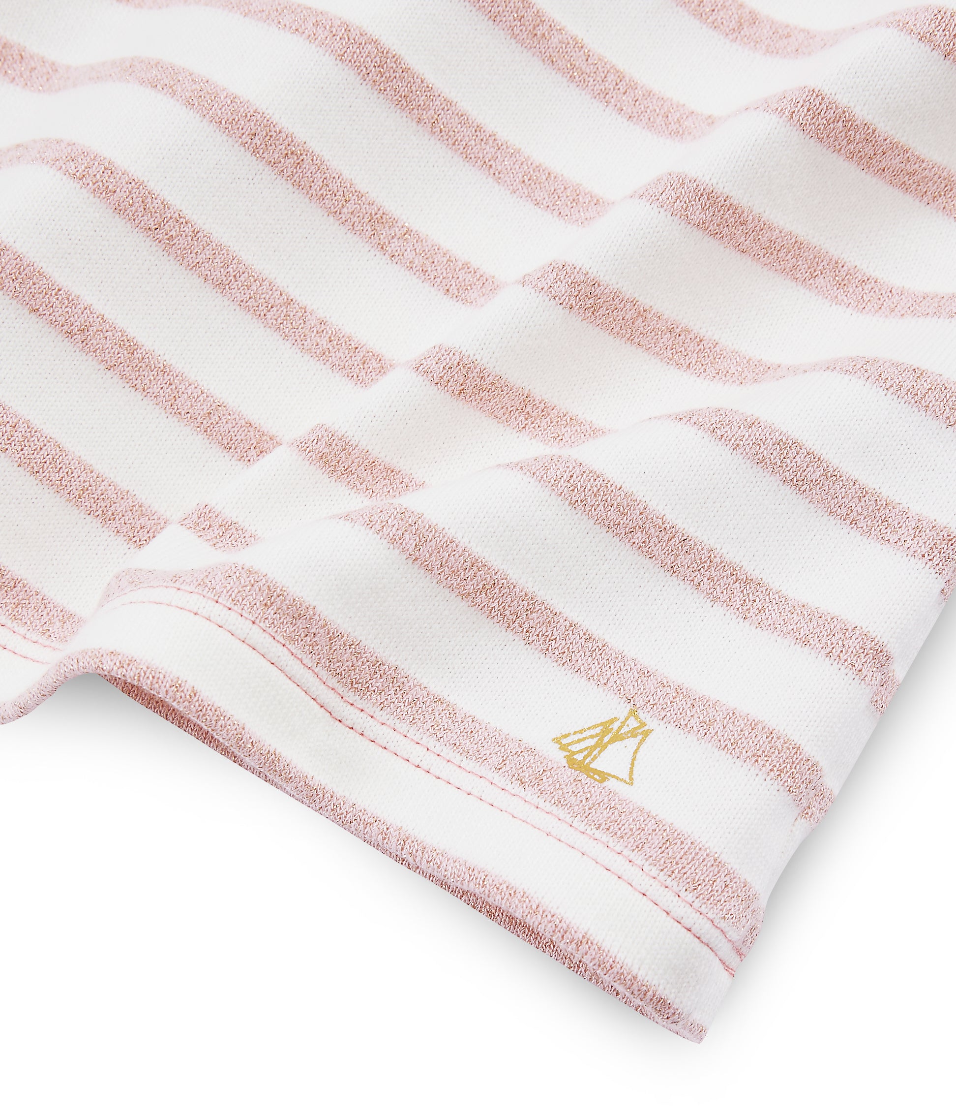 Girls Pink Striped Top