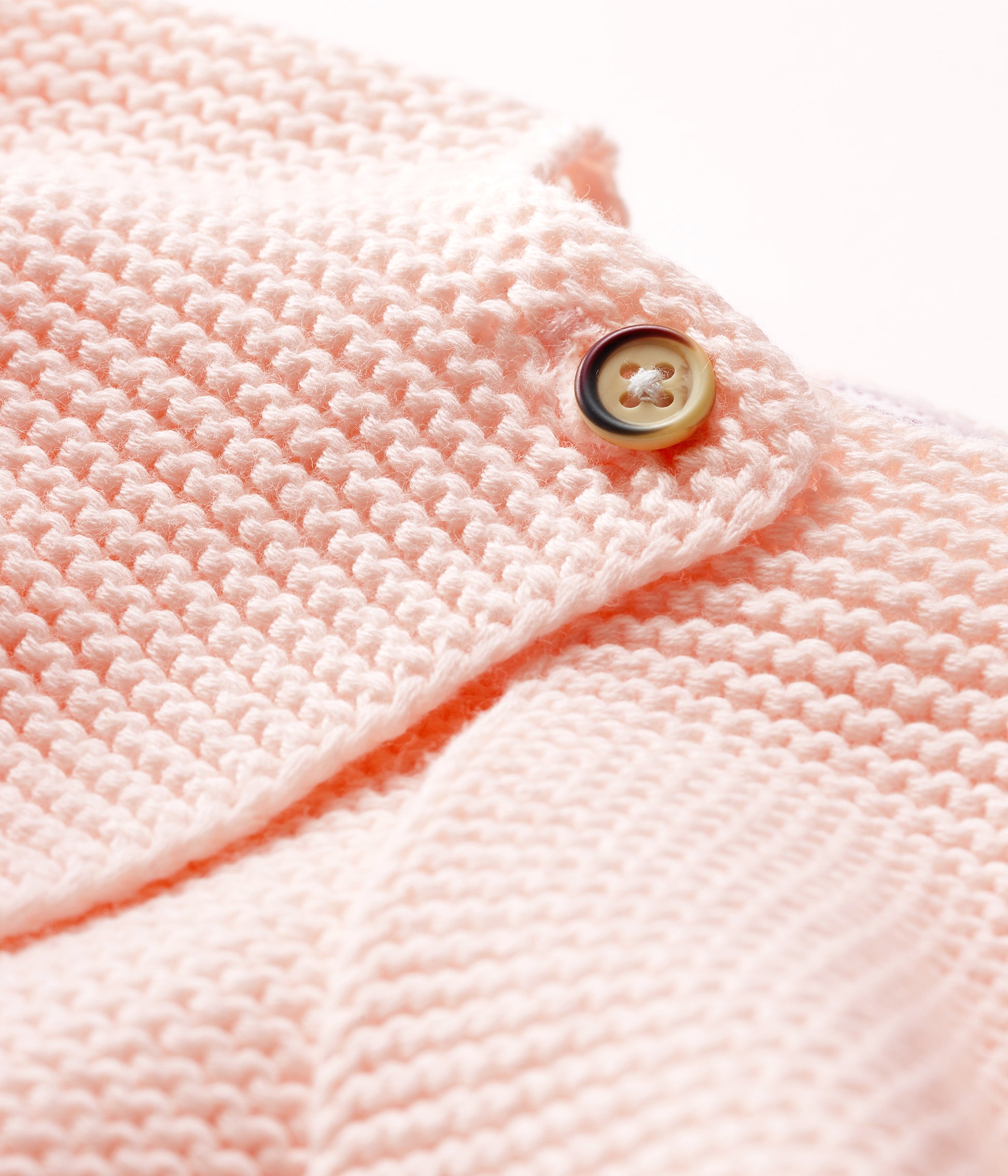 Baby Girls Pink Cotton Cardigan