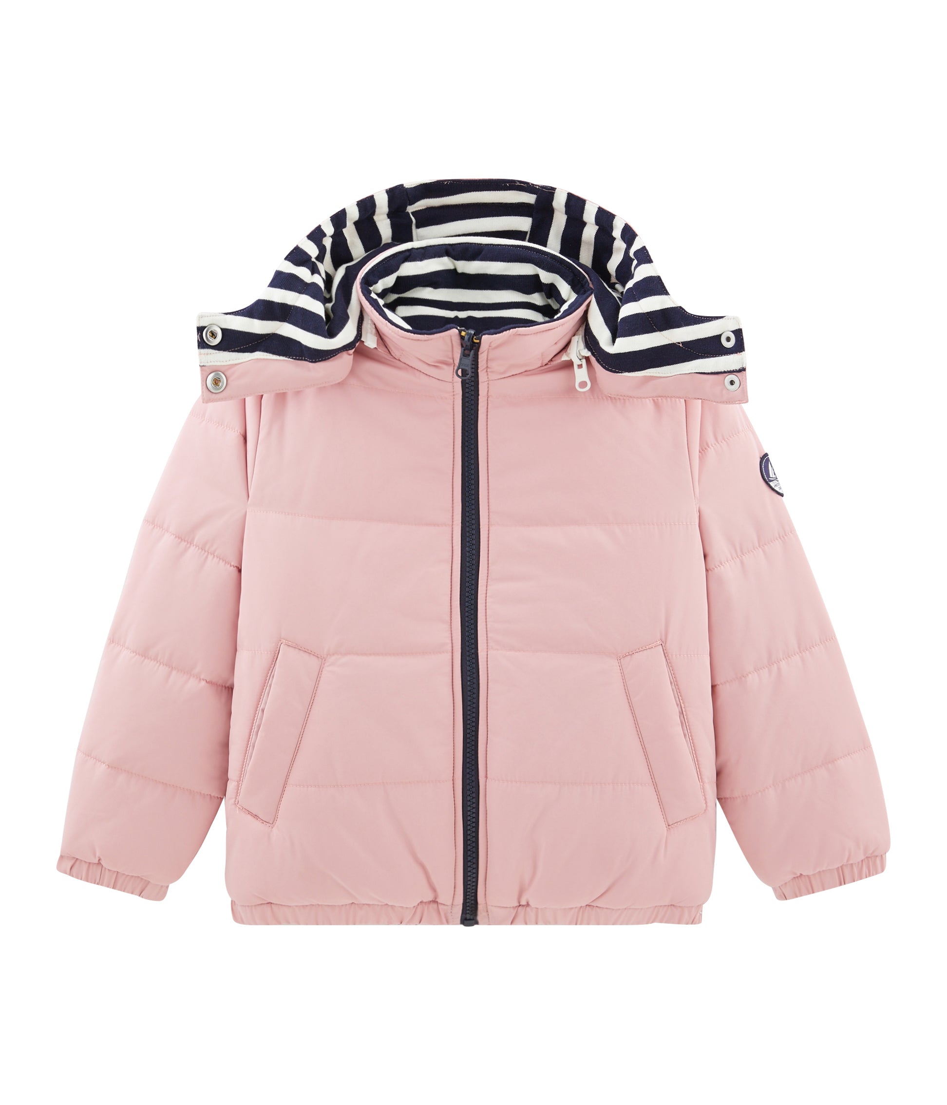 Girls Dark Pink Double Sided Coat