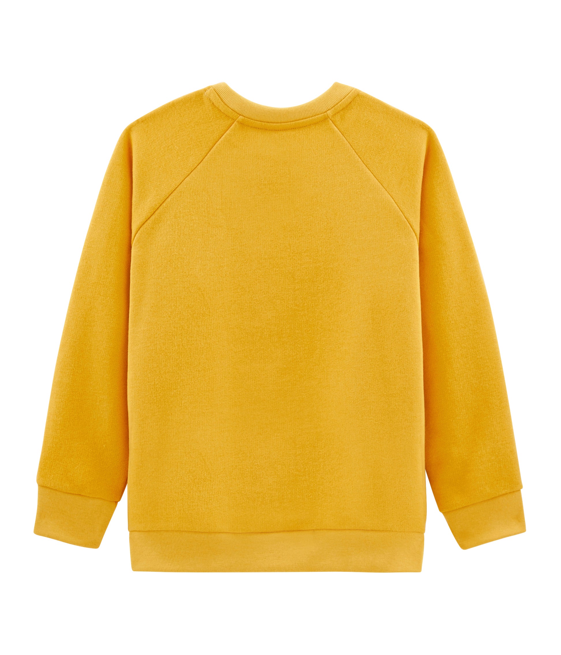 Boys Yellow Logo Cotton Sweatshirt