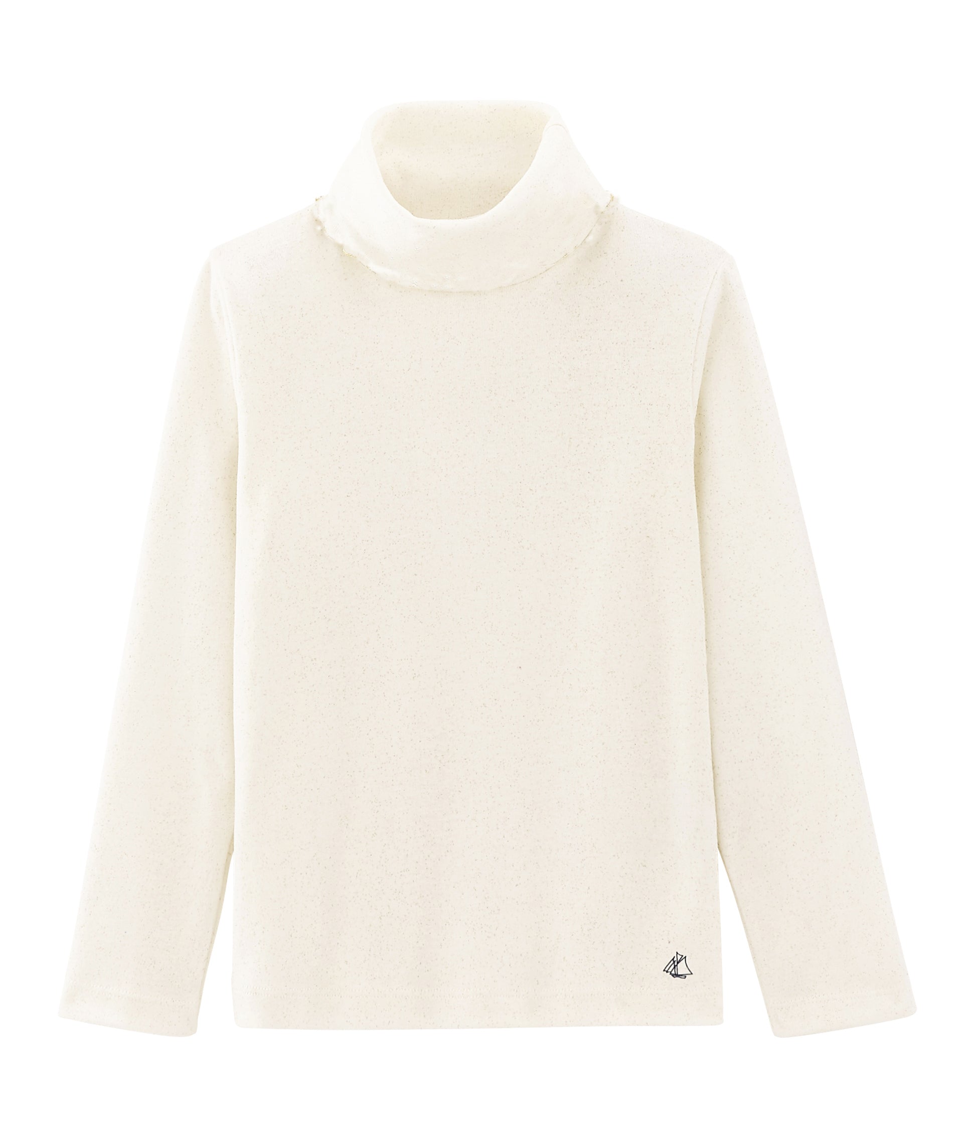 Girls White Logo Cotton Top