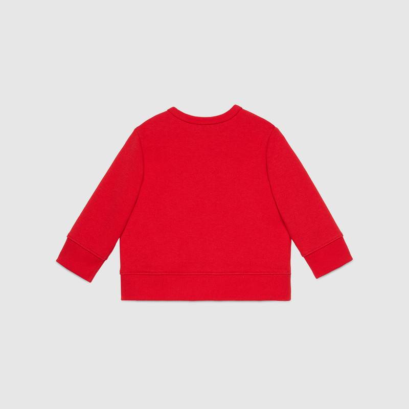 Baby Red Cotton Sweatshirt