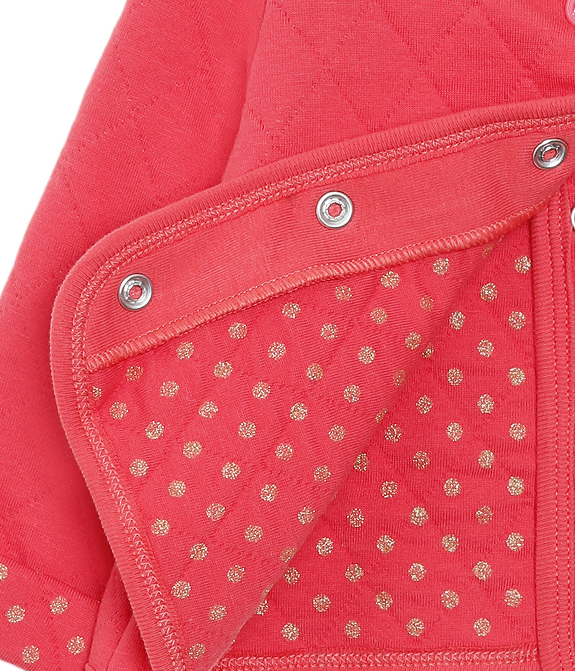 Baby Girls Red Cotton Coat