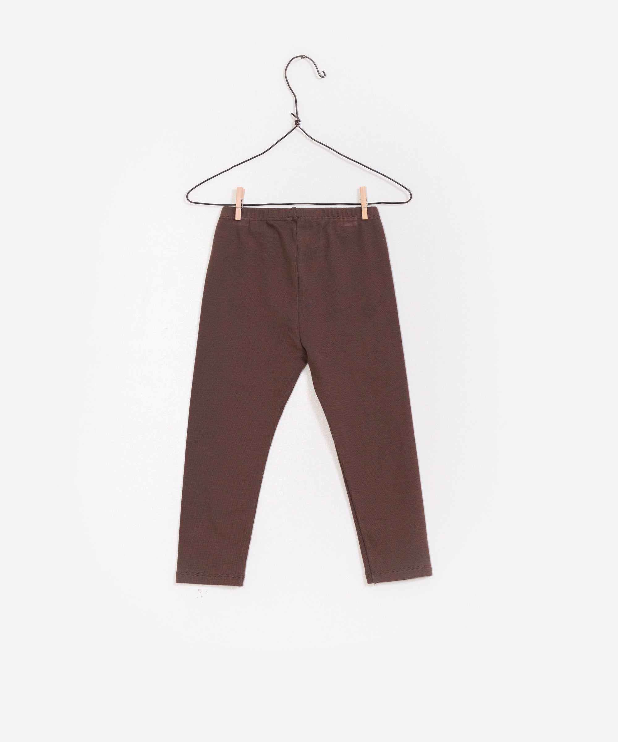 Girls Brown Cotton Trousers