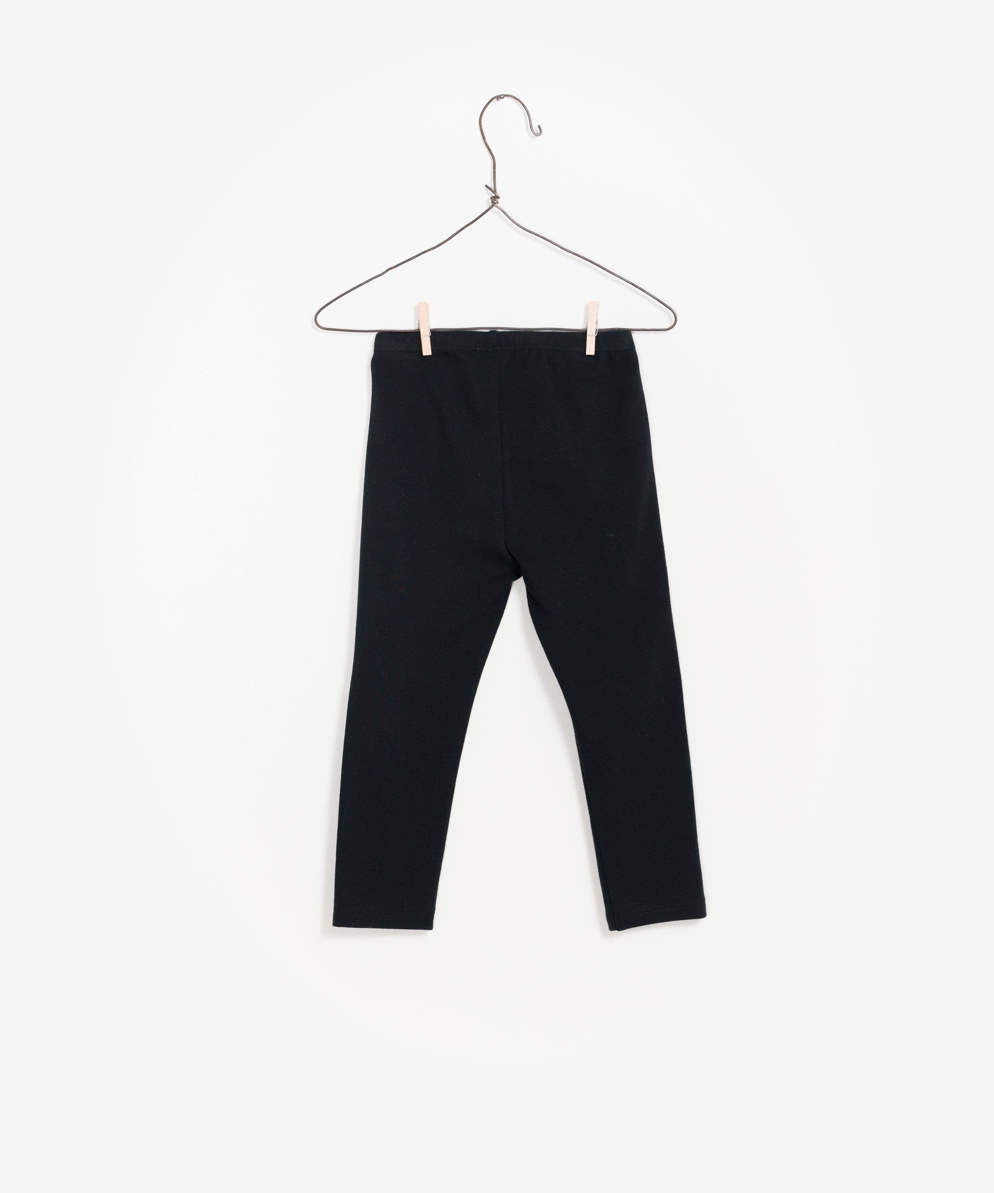 Girls Black Cotton Trousers