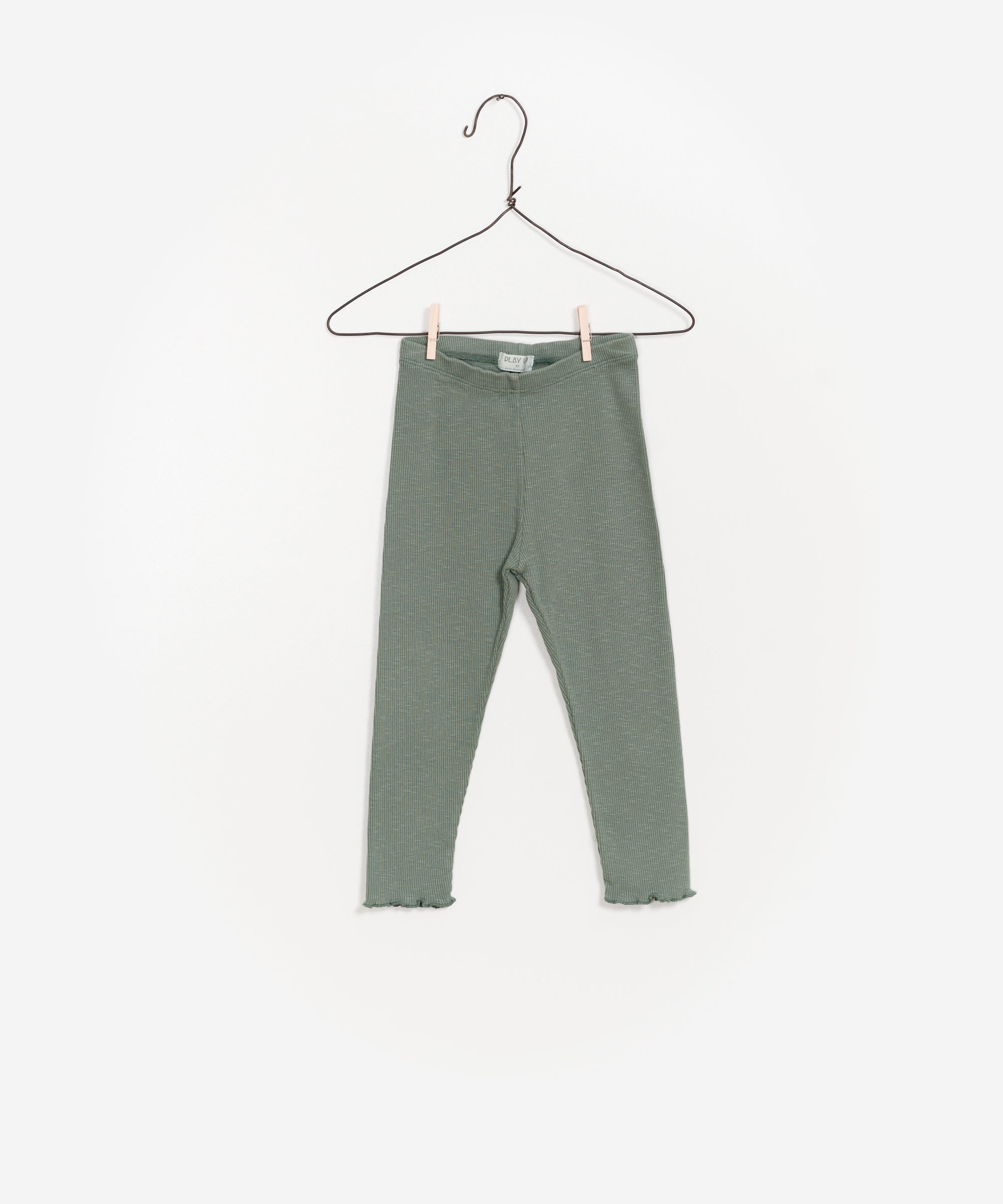 Girls Green Cotton Trousers