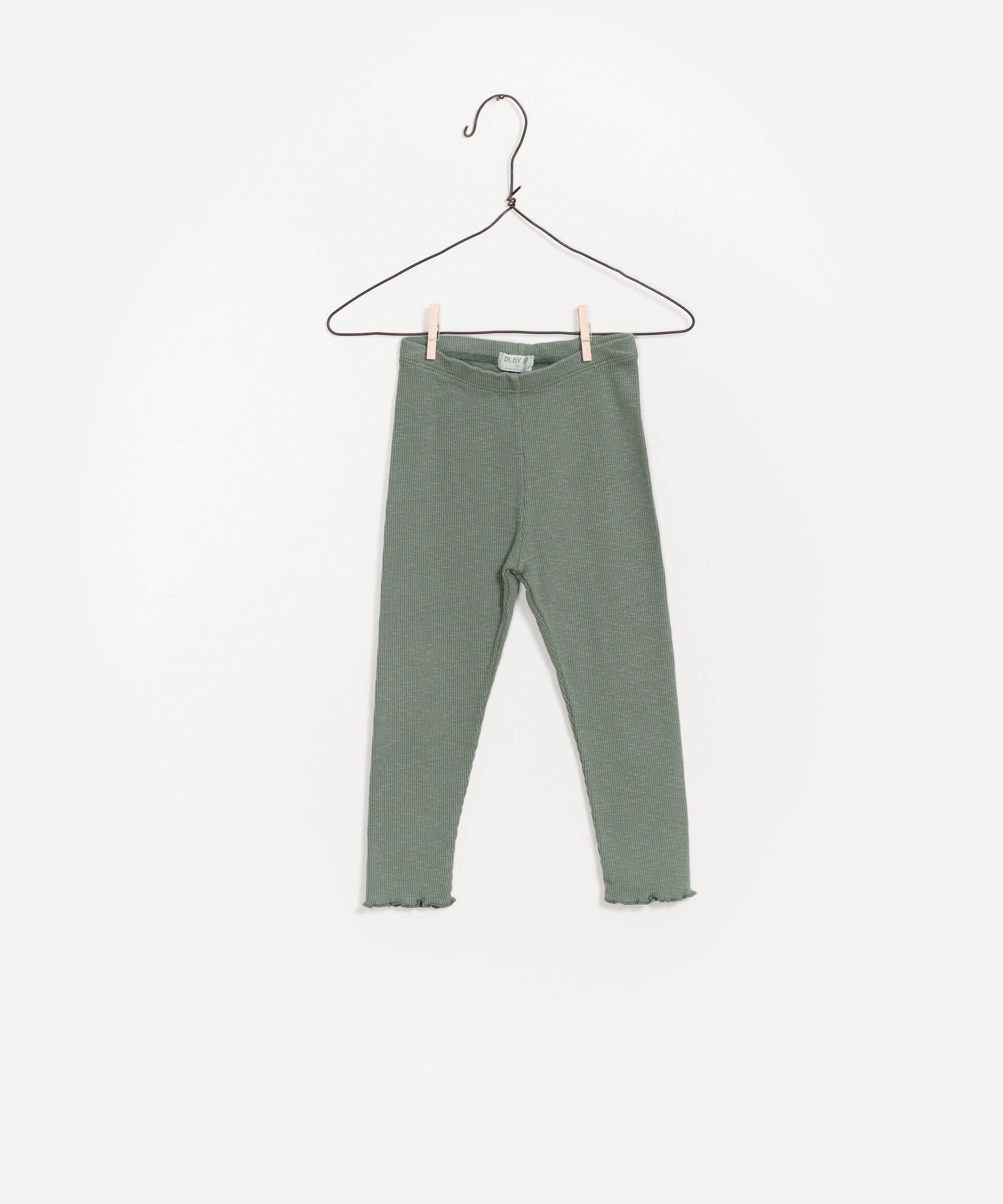 Girls Green Cotton Trousers