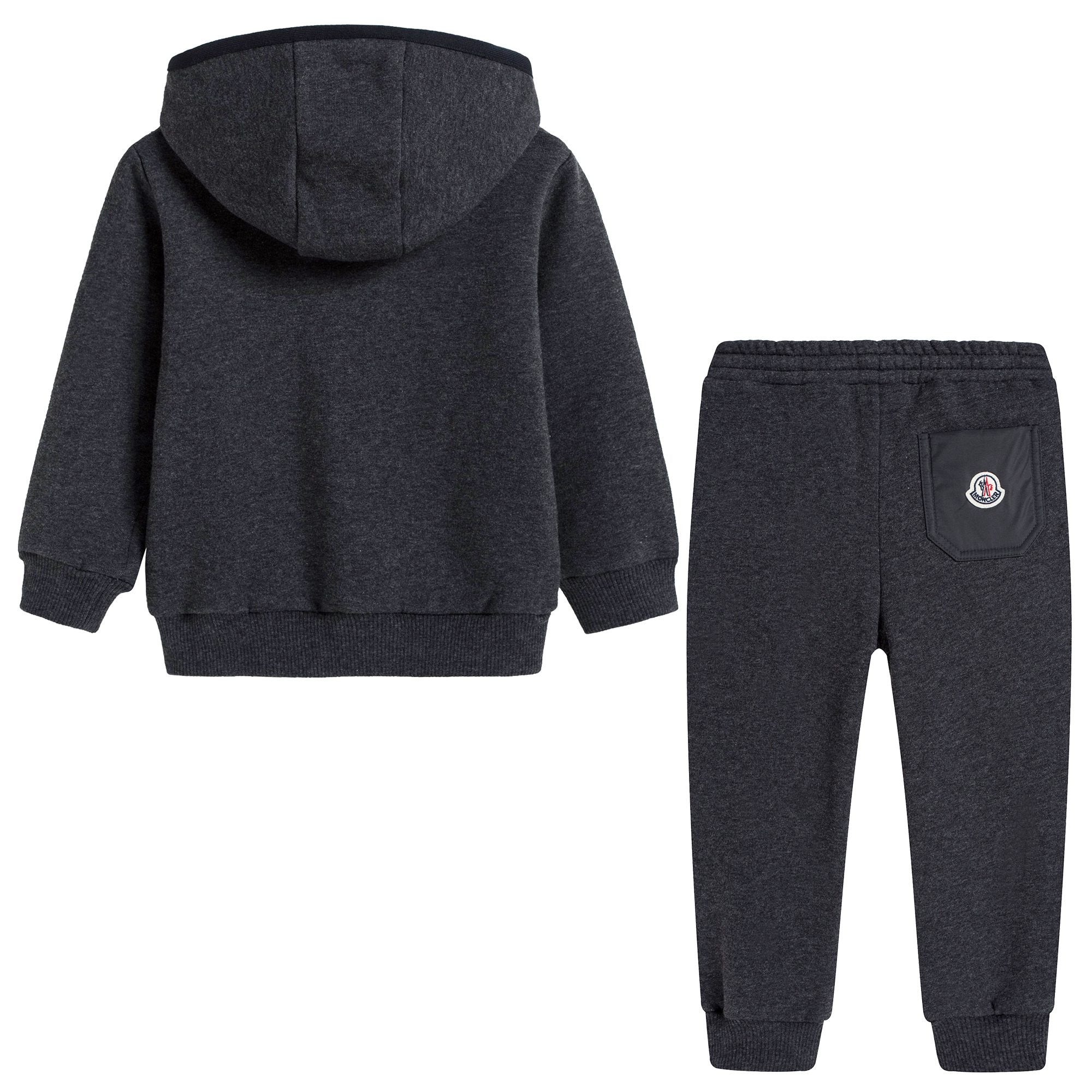 Baby Boys Dark Grey Logo Tracksuit