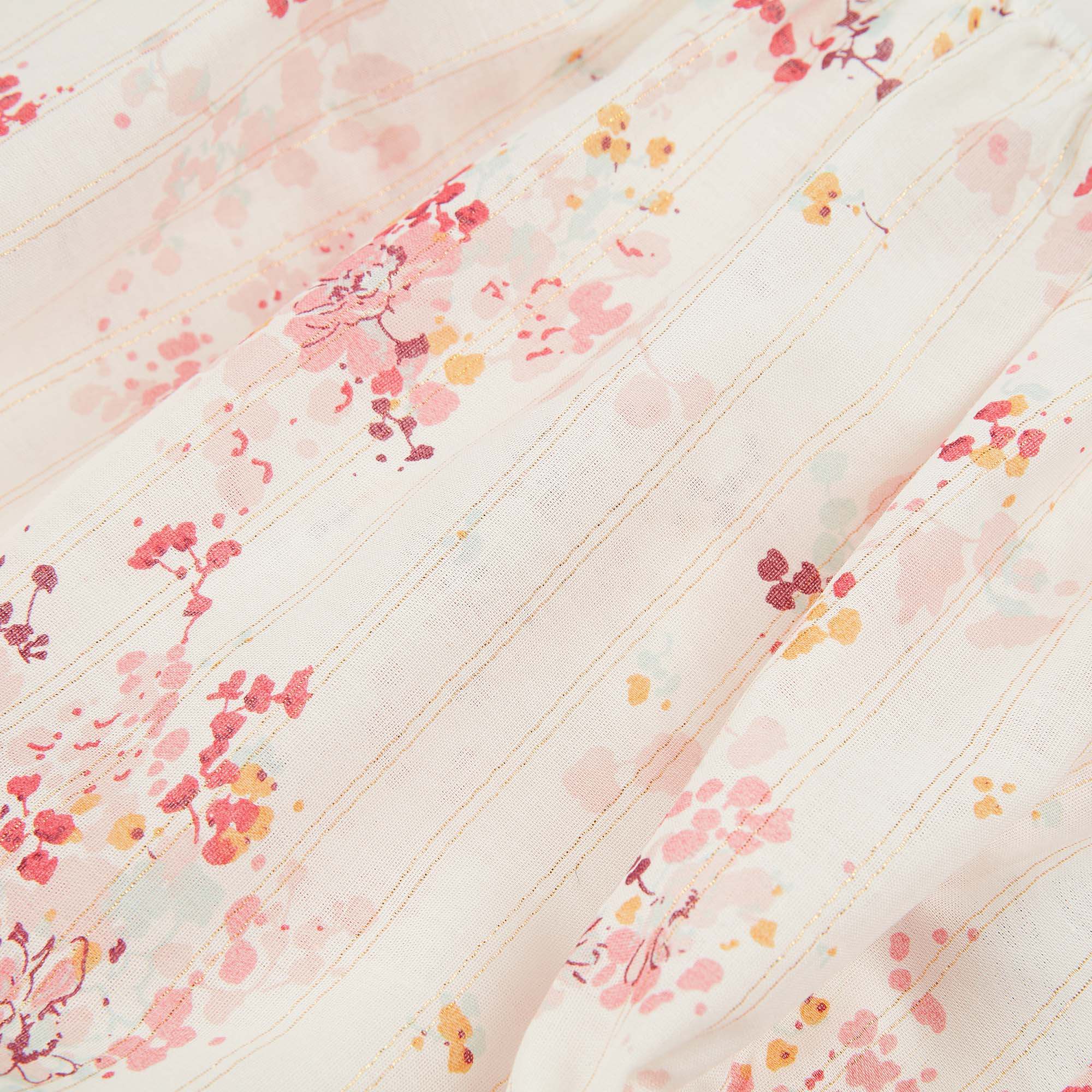 Baby Girls Light Pink Flowers Cotton Bloomers
