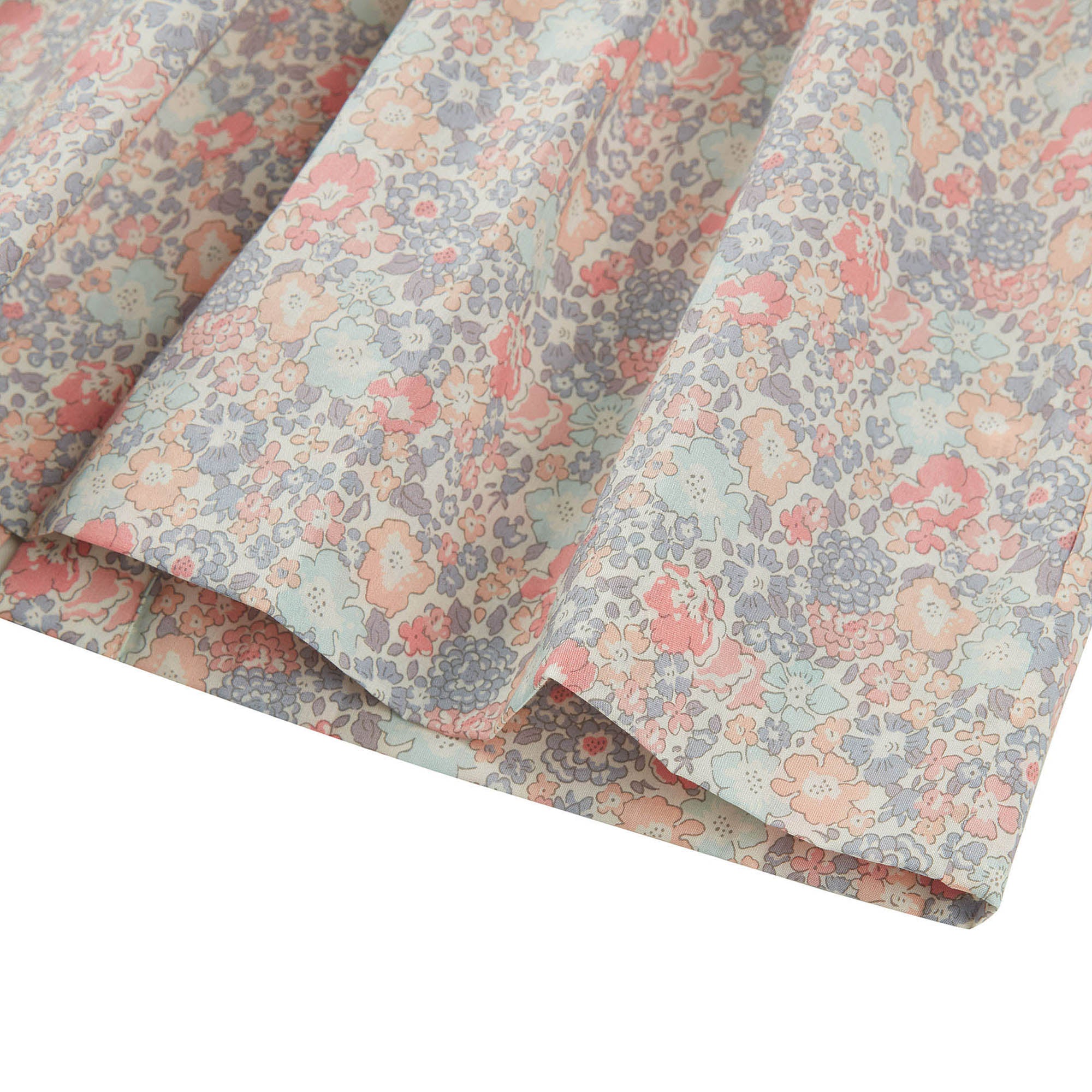 女小童粉色小碎花连衣裙