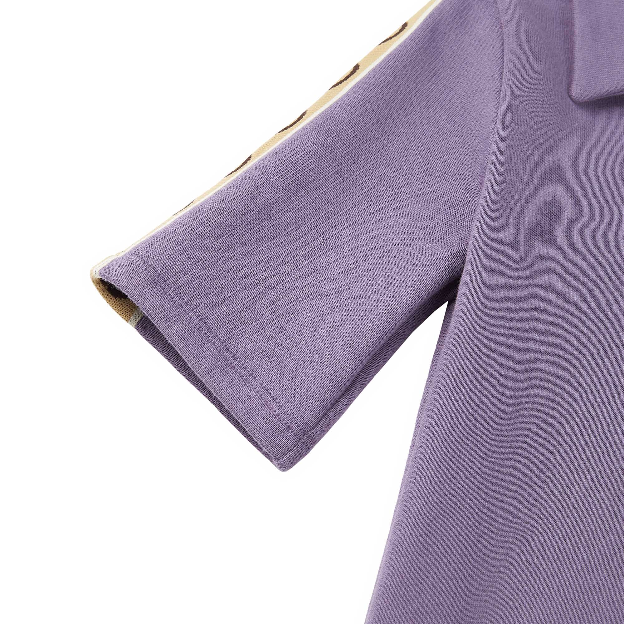 Girls Purple Cotton Dress
