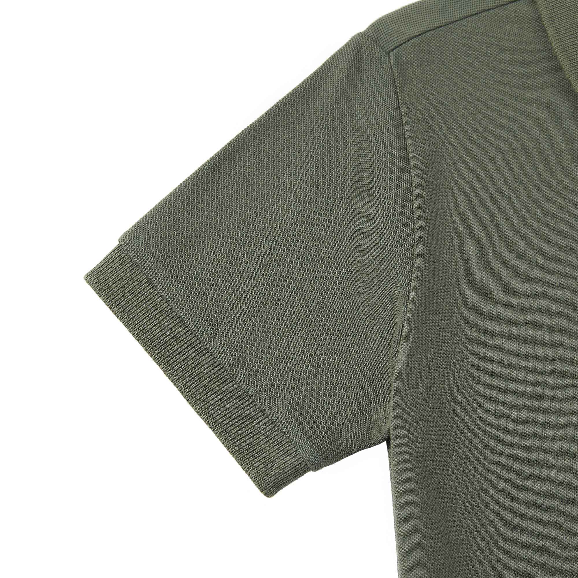 Boys Dark Green Cotton Polo Shirt