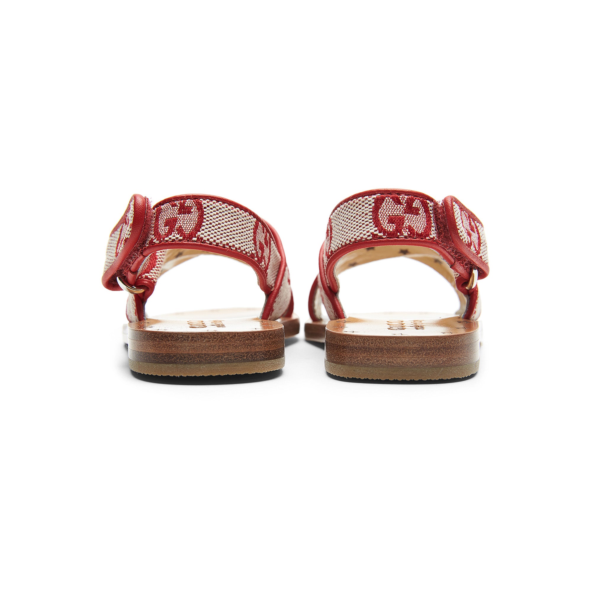 Baby Girls Red Logo Sandals